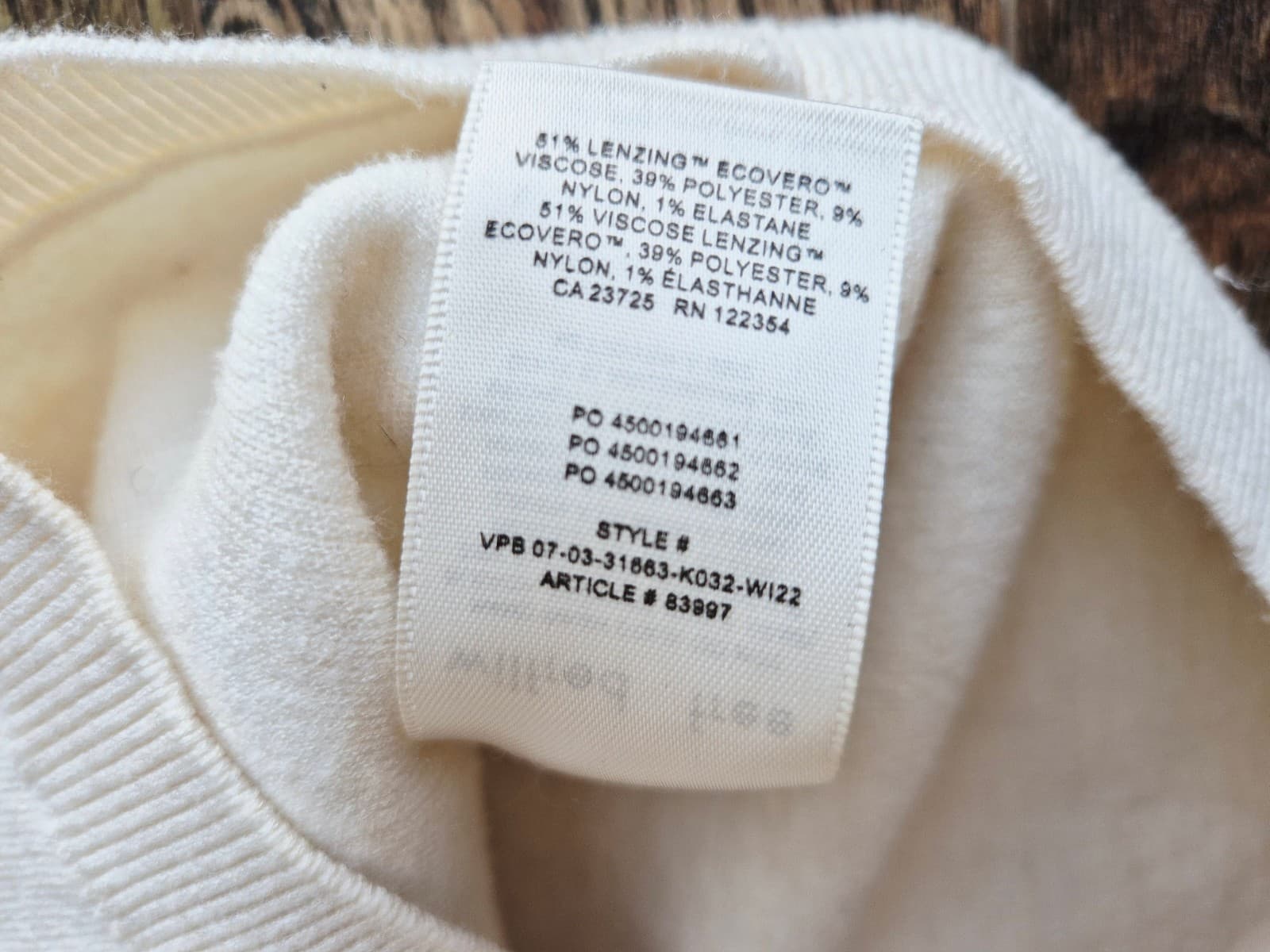 Wilfred Free Aritzia Ronnie Sweater Long Knit Relaxed Shirt Jacket Cream Size XS - Thumbnail 12