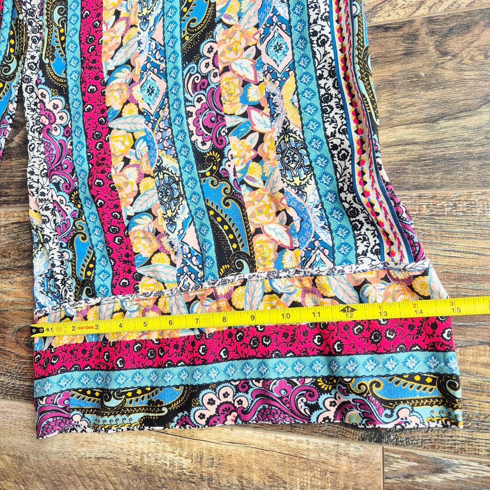 NWoT Anthropologie Calais Floral Bohemian Wide-Leg Jumpsuit Pocket Women's XS - Thumbnail 19