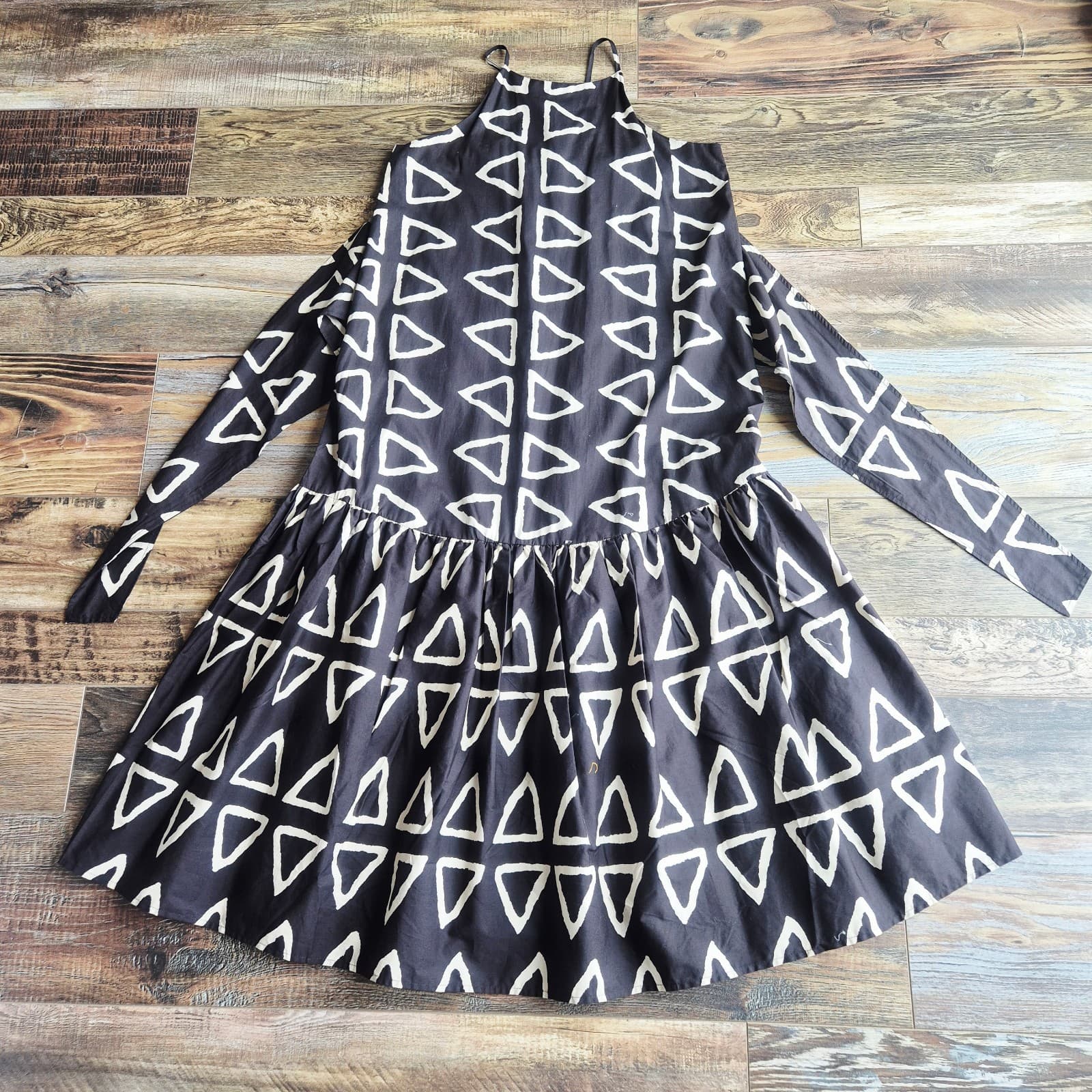 NEW Corey Lynn Calter Anthropologie Keyanna Midi Dress Halter-Neck Black Size S - Thumbnail 11