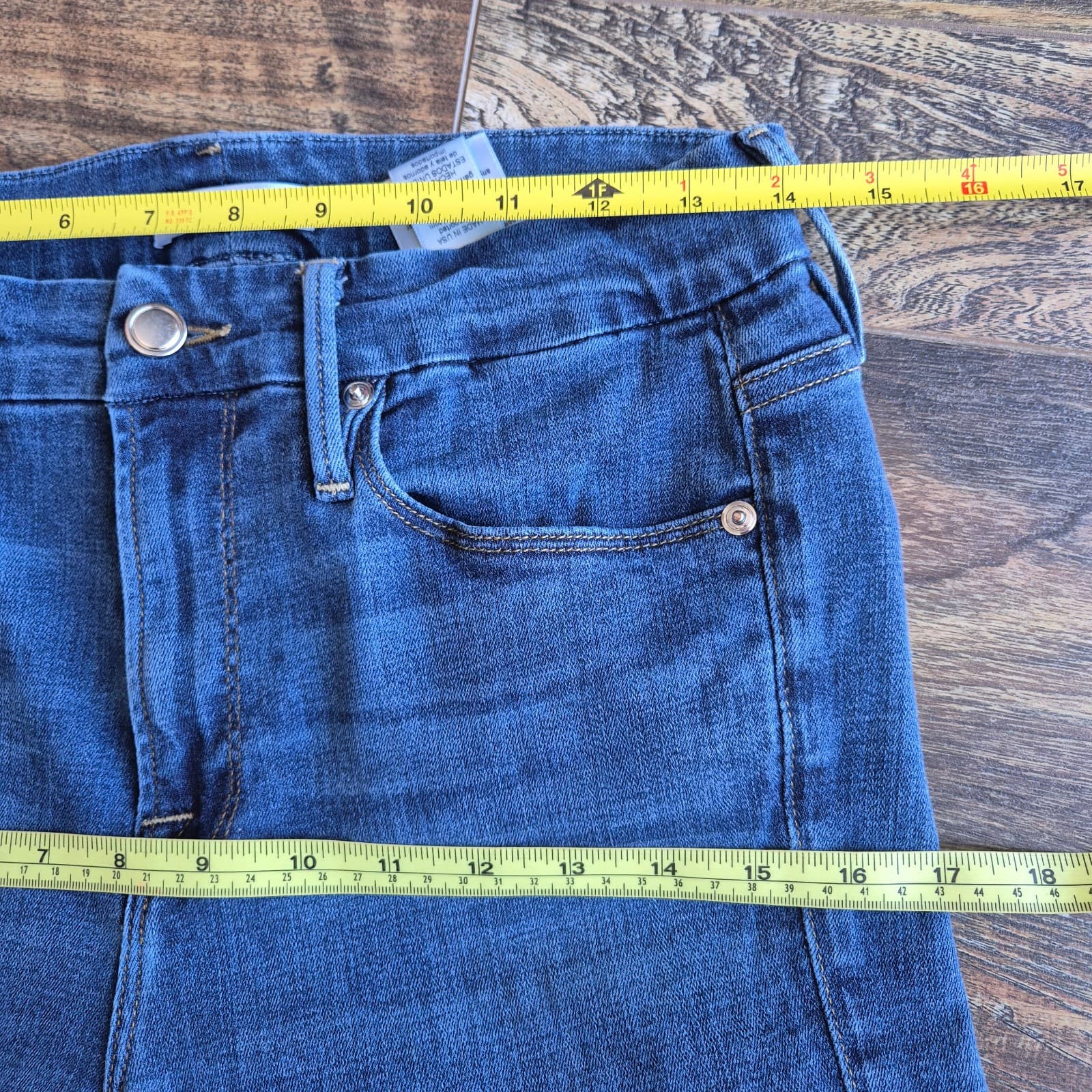 Good American Good Legs High Rise Skinny Jeans Zip Stretch Blue089 Women's 6/28 - Thumbnail 13