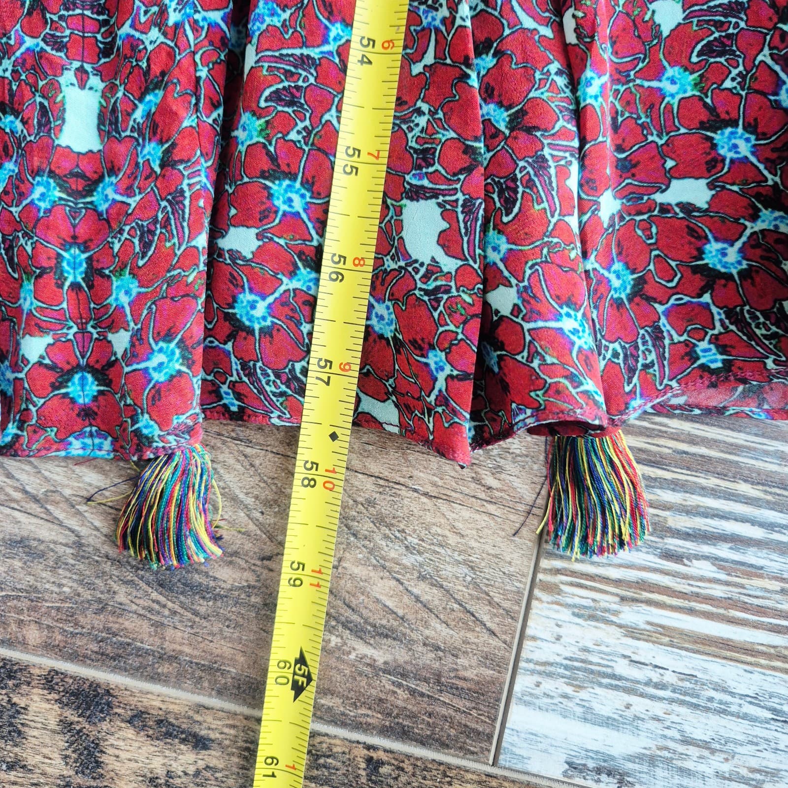 NEW Bhanuni Jyoti Anthropoloe Marala Boho-Chic Tiered Maxi Dress Belt Sz.2 $230 - Thumbnail 18