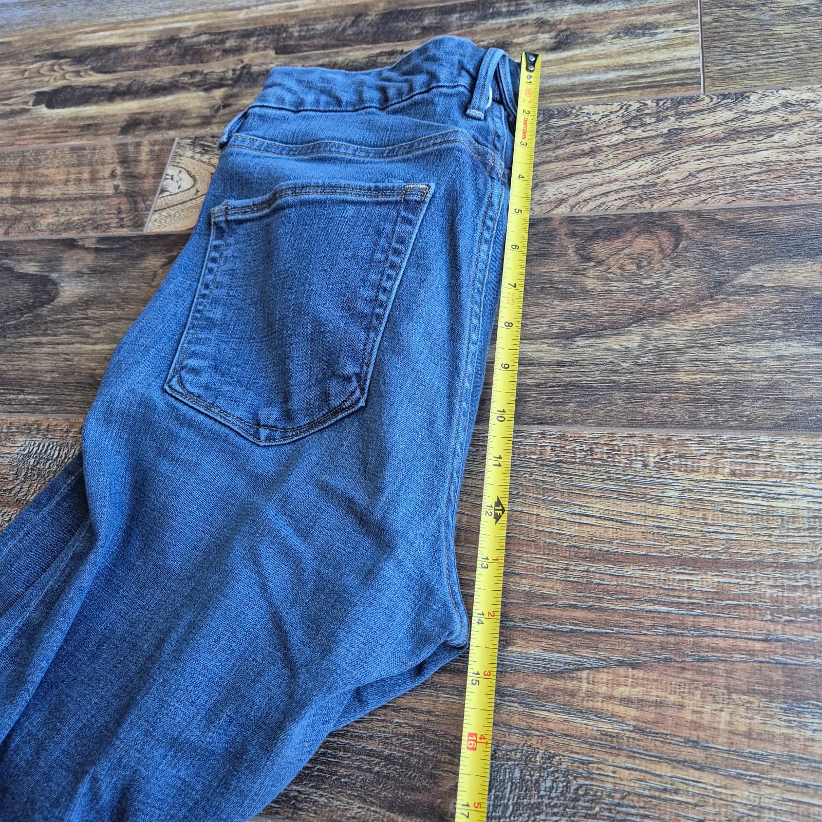 Good American Good Legs High Rise Skinny Jeans Zip Stretch Blue089 Women's 6/28 - Thumbnail 15