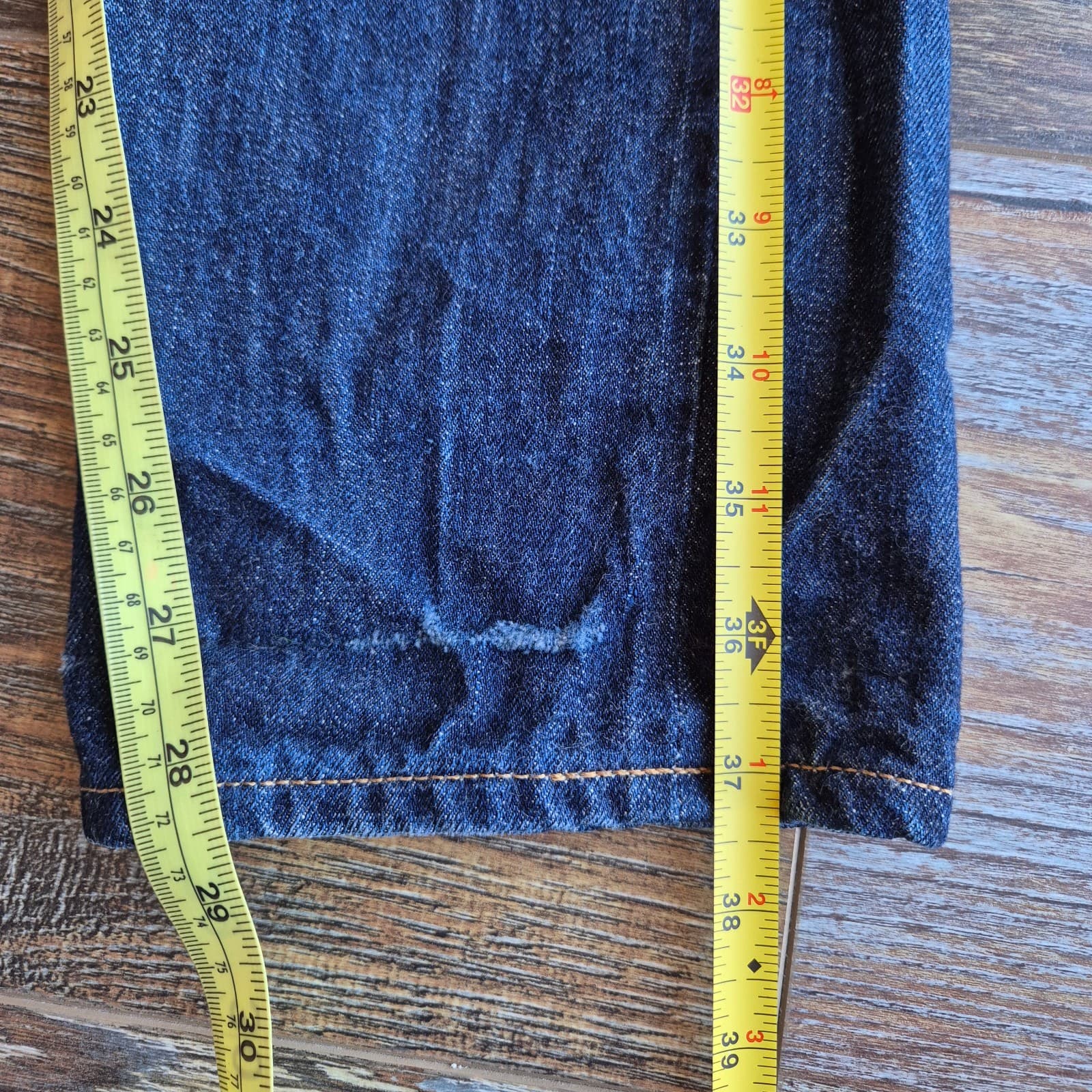 Warehouse & Co Made in Japan Lot 900XX Button-Fly Slim Tapered Jean Blue Mens 29 - Thumbnail 9
