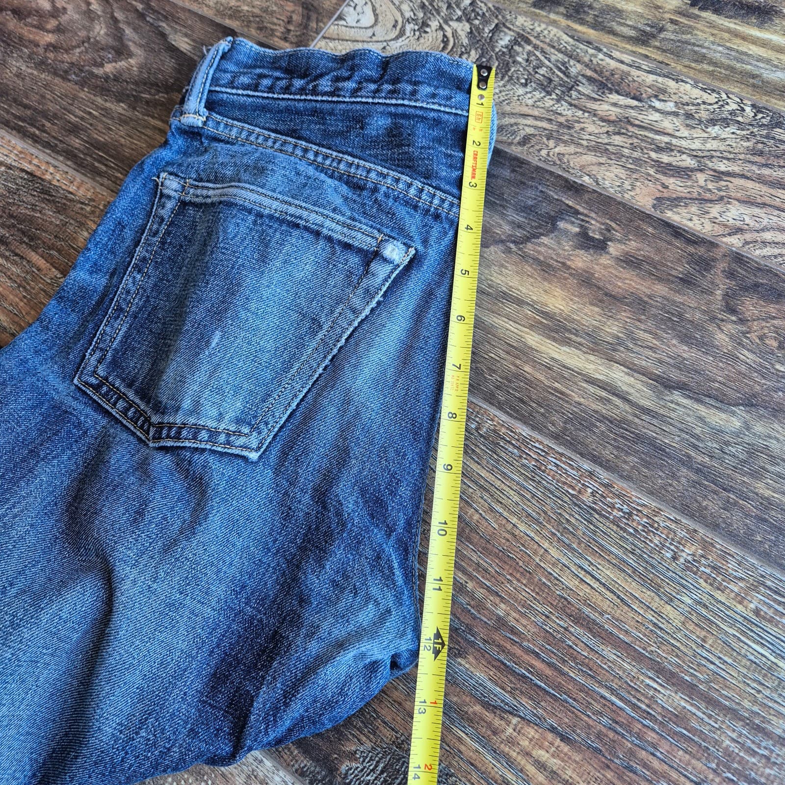 Warehouse & Co Made in Japan Lot 900XX Button-Fly Slim Tapered Jean Blue Mens 29 - Thumbnail 12