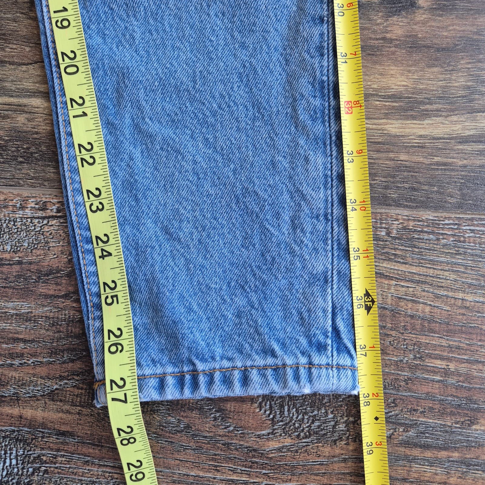 NWT ZARA Mom Fit High Rise Ankle Jeans Zip 5-Pocket Rigid Blue Cotton Women's 0 - Thumbnail 15
