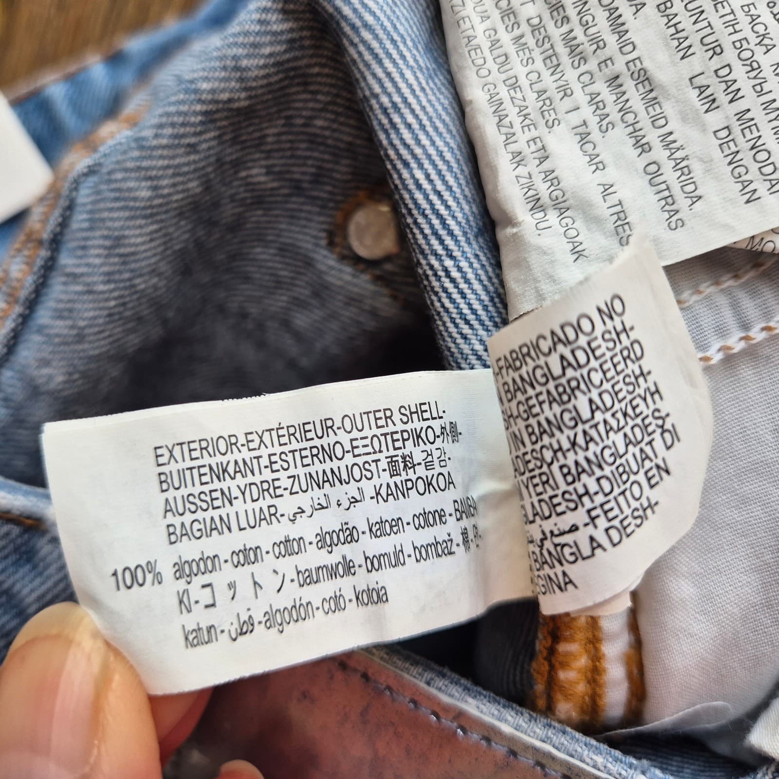 NWT ZARA Mom Fit High Rise Ankle Jeans Zip 5-Pocket Rigid Blue Cotton Women's 0 - Thumbnail 12