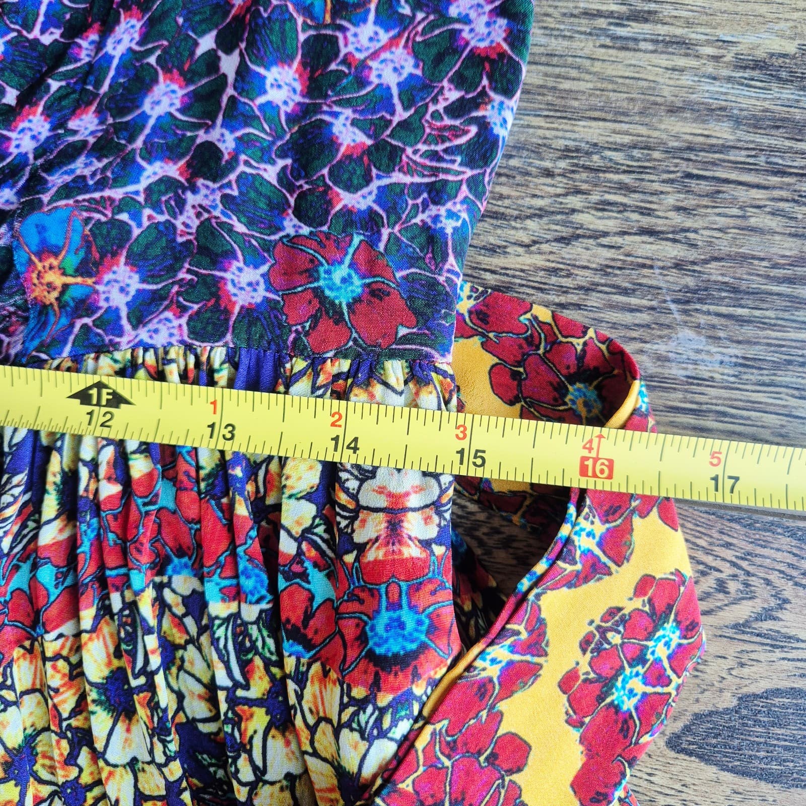 NEW Bhanuni Jyoti Anthropoloe Marala Boho-Chic Tiered Maxi Dress Belt Sz.2 $230 - Thumbnail 17