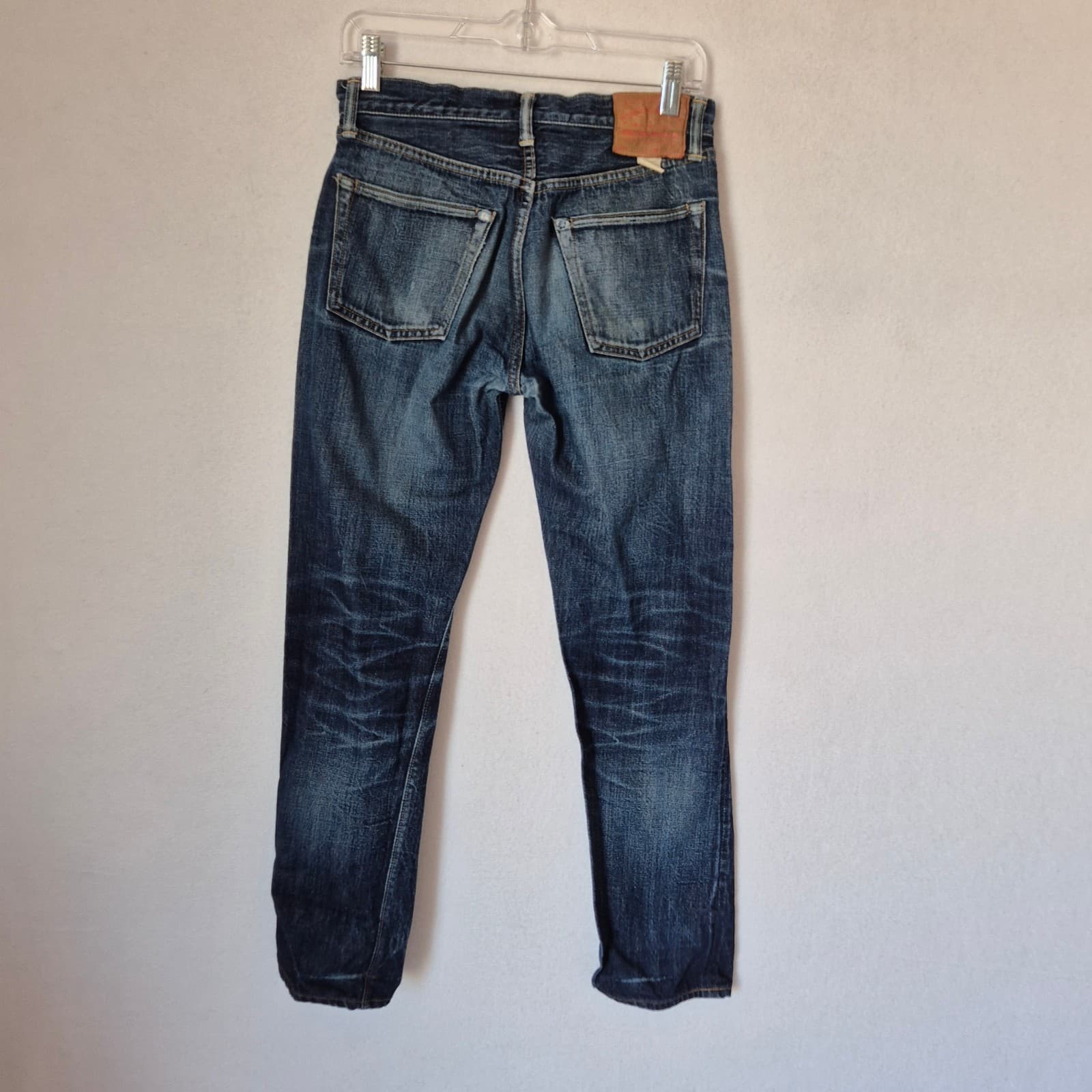 Warehouse & Co Made in Japan Lot 900XX Button-Fly Slim Tapered Jean Blue Mens 29 - Thumbnail 4