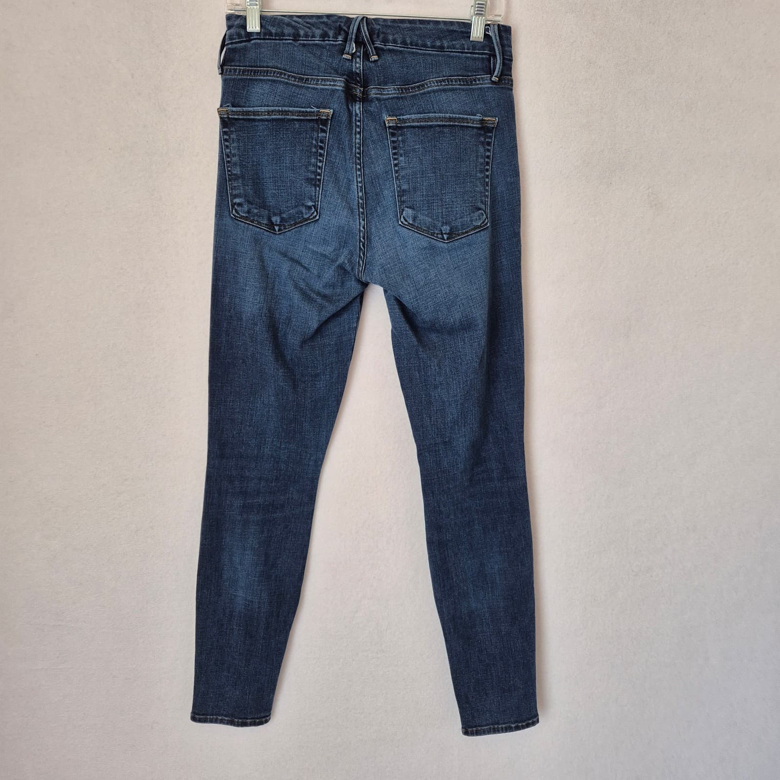 Good American Good Legs High Rise Skinny Jeans Zip Stretch Blue089 Women's 6/28 - Thumbnail 6