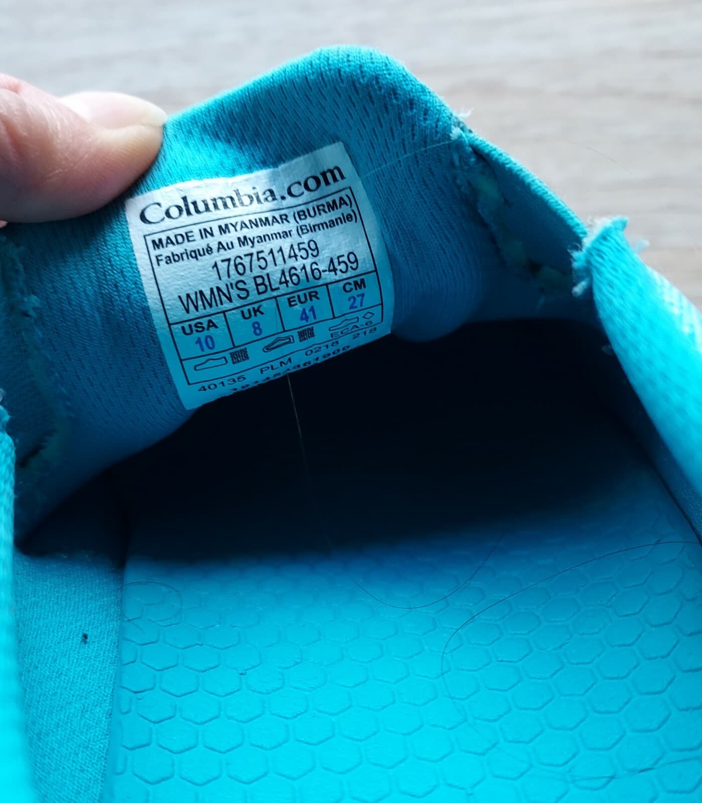 Columbia PFG Dorado Performance Fishing Shoe Water Resistant Blue Women US10 - Thumbnail 9