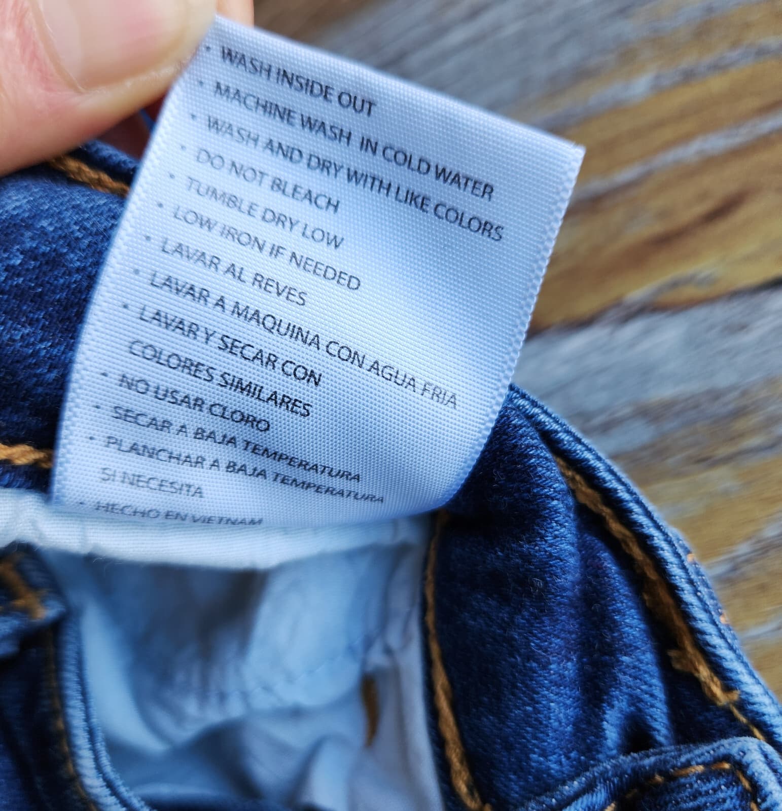 Kancan Exposed High Rise Button-Fly Skinny Jeans Distressed Blue Sz.7/27 KC9142D - Thumbnail 15