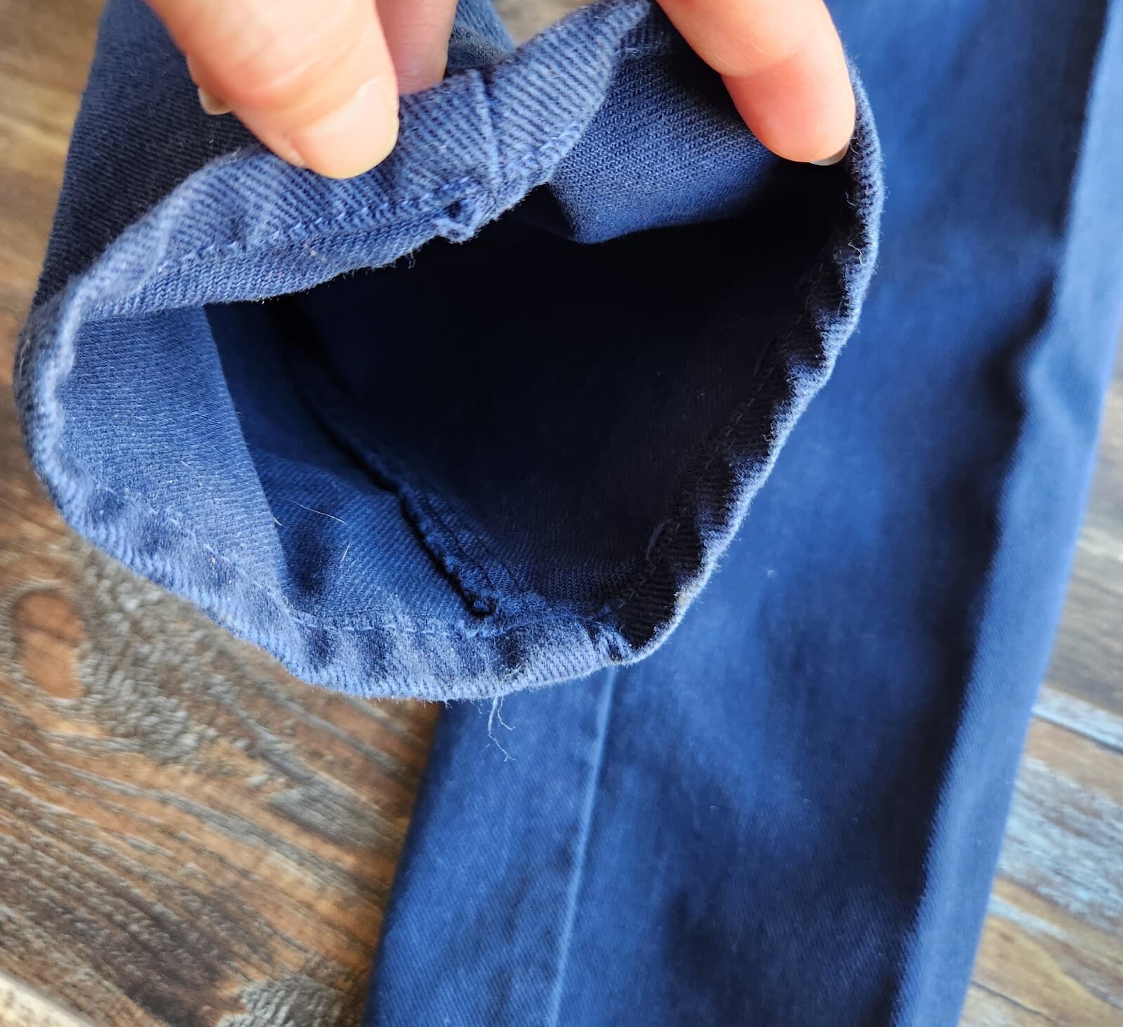 Vintage Bongo Gene Montesano Button-Fly High Waist Tapered Mom Jean Blue Sz.9 US - Thumbnail 4