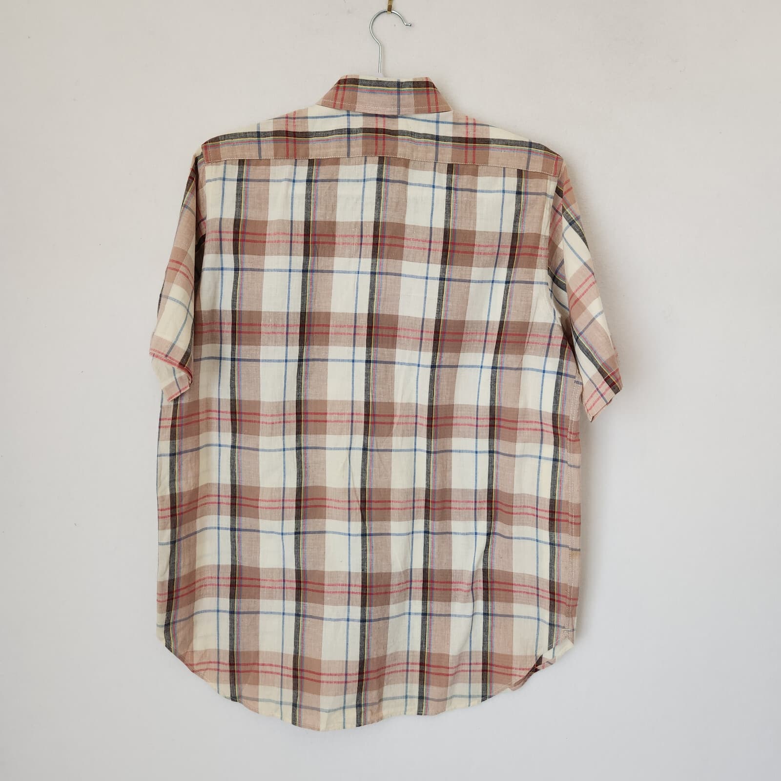 Vintage LOBO by Pendleton Made in USA Plaid Button-Up Shirt Short Sleeve Men's M - Thumbnail 4