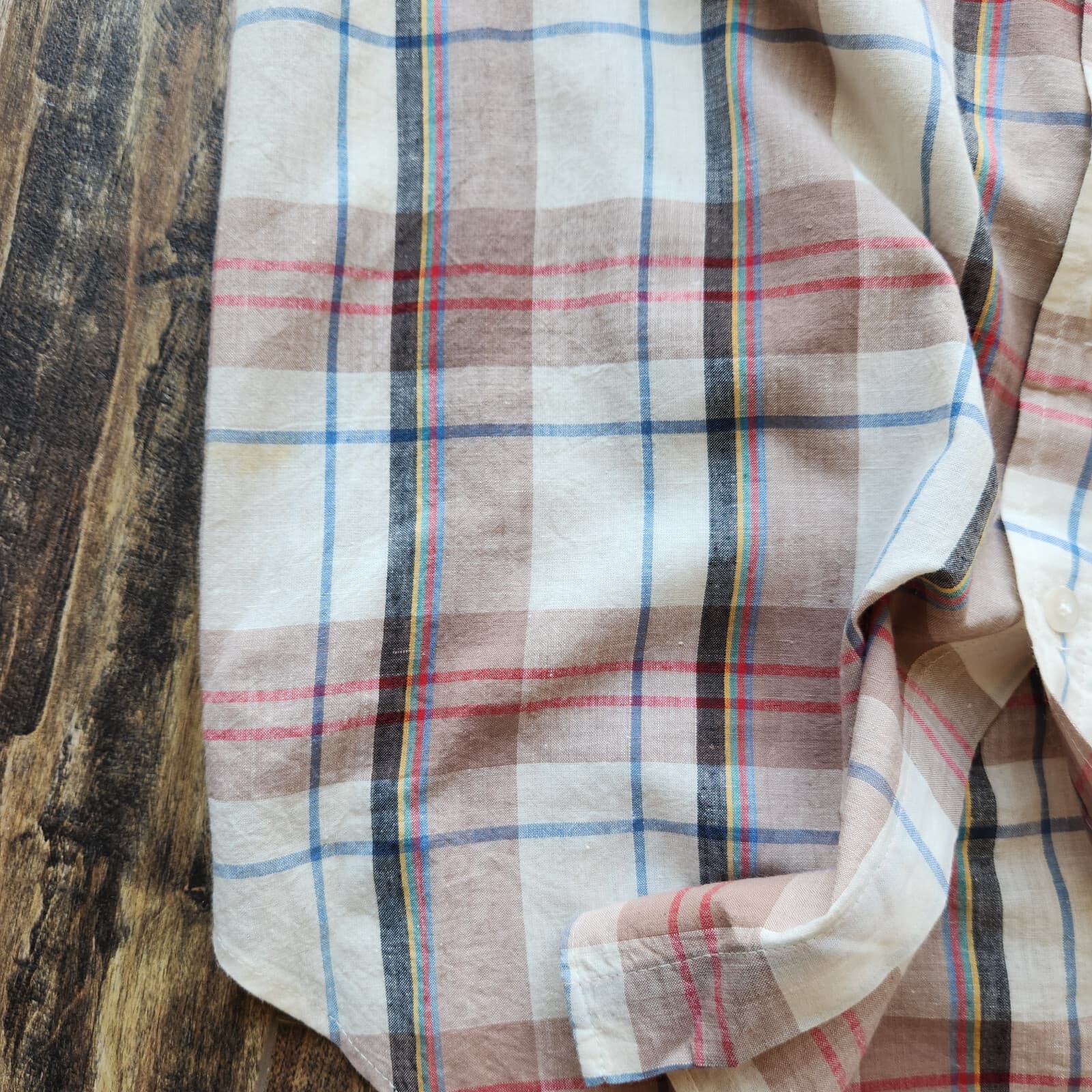 Vintage LOBO by Pendleton Made in USA Plaid Button-Up Shirt Short Sleeve Men's M - Thumbnail 8