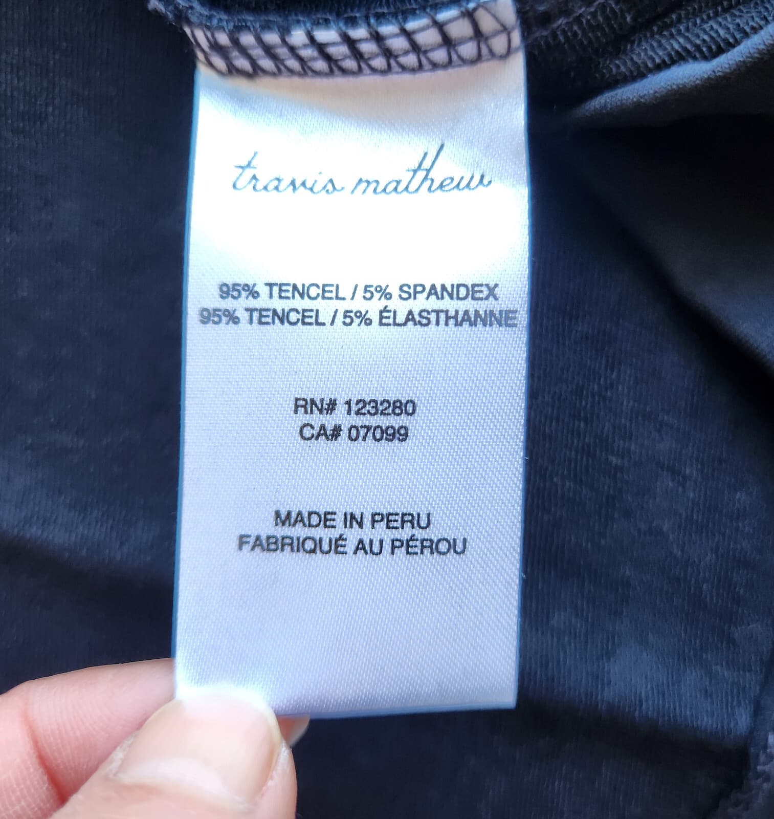 NWT Travis Mathew Women's XL Cloud Terry V-Neck Top Long Sleeve Tencel Black - Thumbnail 12