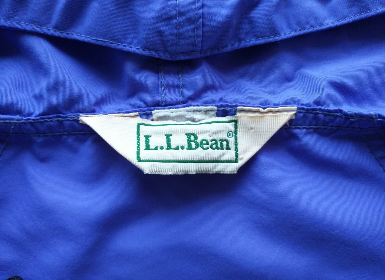 Vintage L.L.Bean Windbreaker Hooded Jacket Pullover 1/4 Zip Pocket Purple Unisex - Thumbnail 9