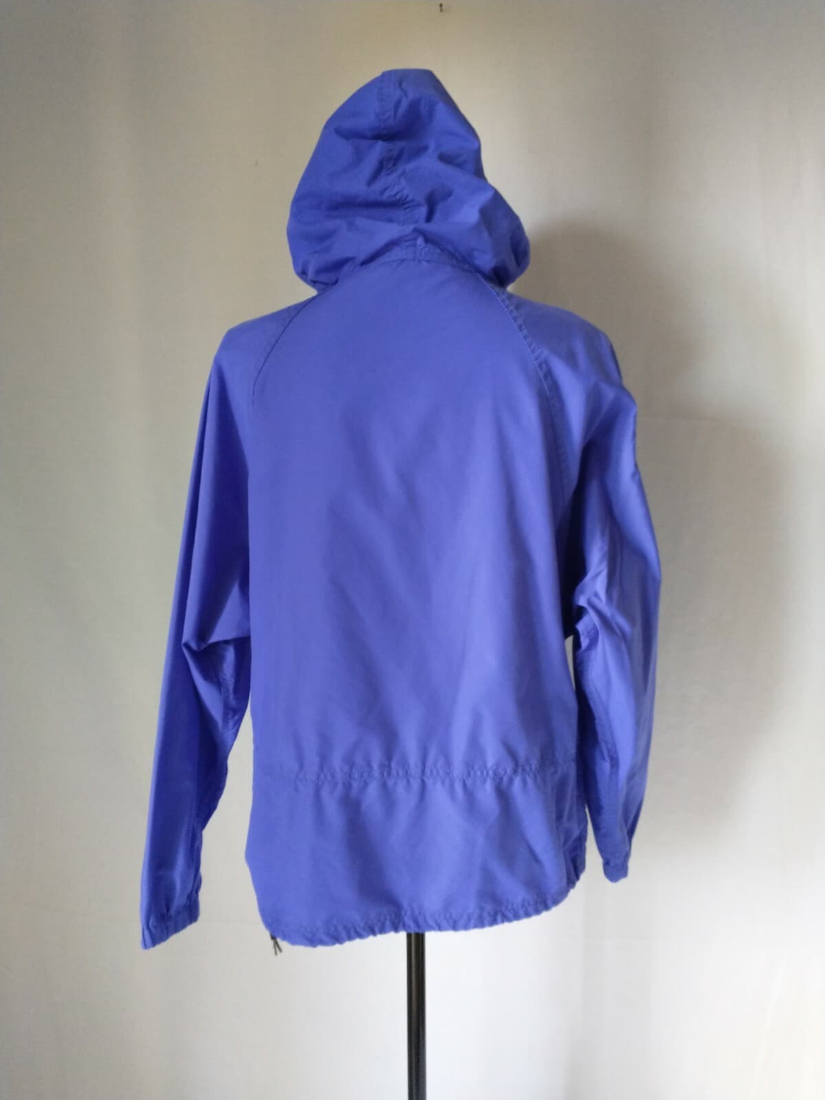 Vintage L.L.Bean Windbreaker Hooded Jacket Pullover 1/4 Zip Pocket Purple Unisex - Thumbnail 4