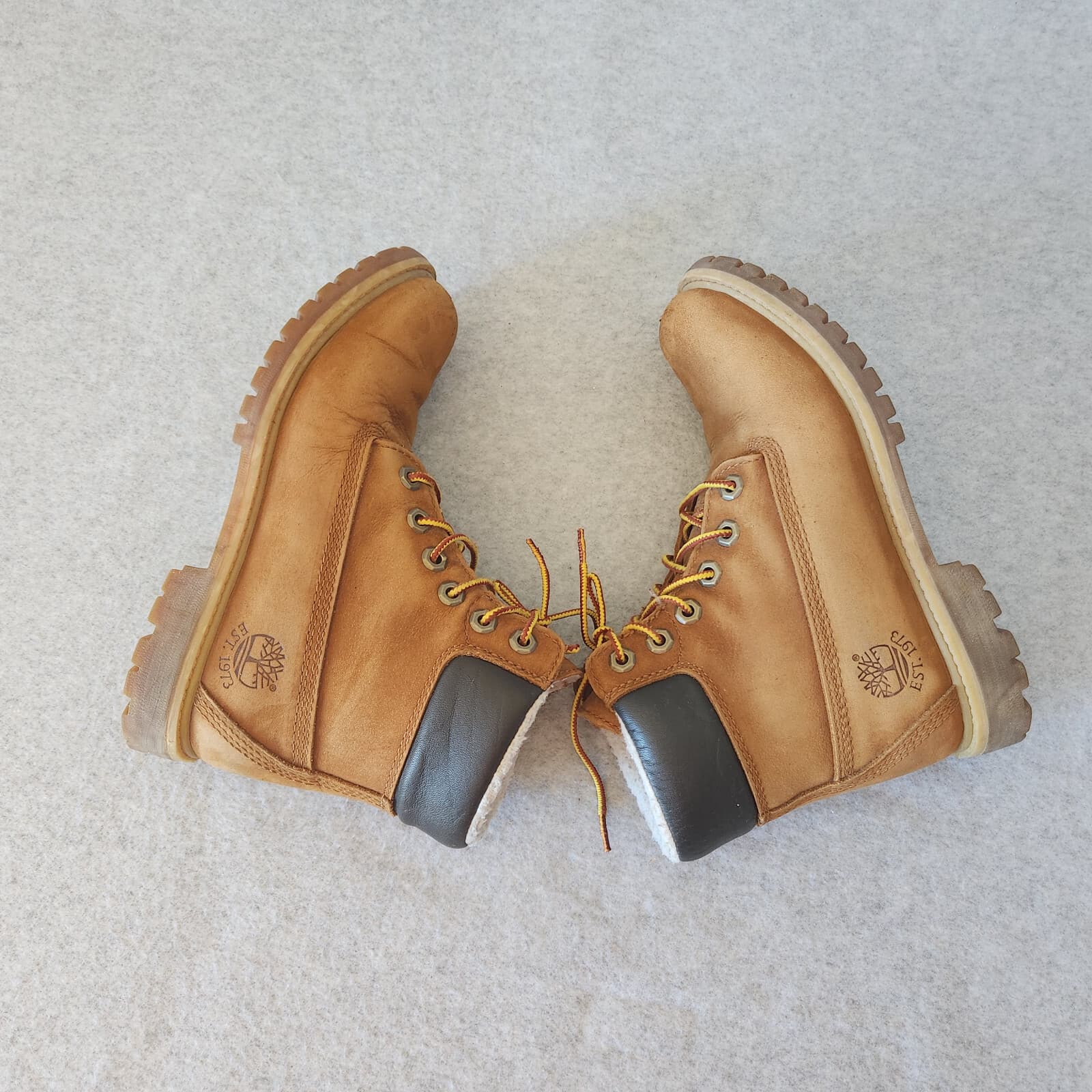 Timberland 6" Premium Leather Waterproof Ankle Boots Warm-Lining Women US 6.5 - Thumbnail 5