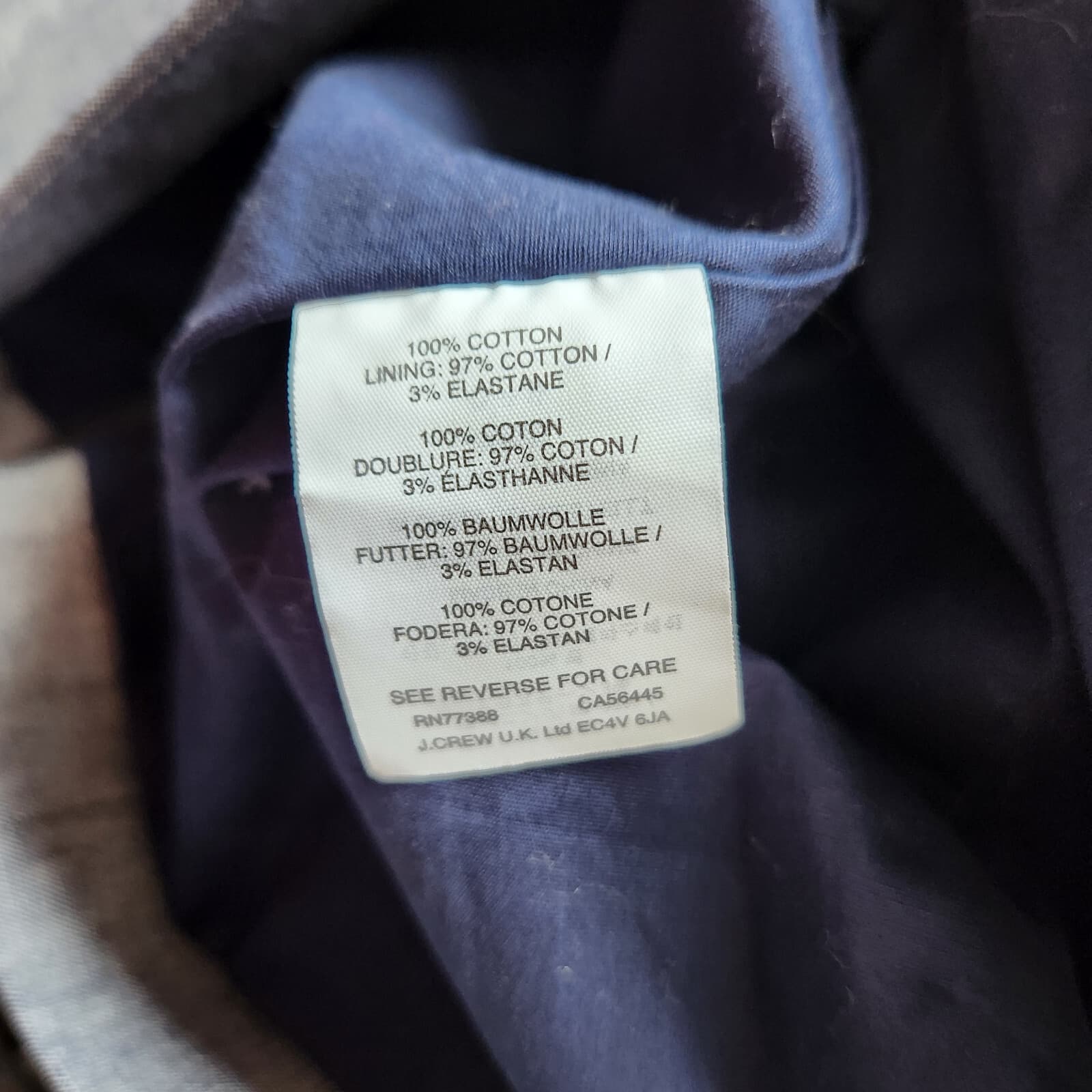 J.Crew Regency Blazer One-Button Pocket Lined Chambray Blue 100% Cotton Women 4 - Thumbnail 10