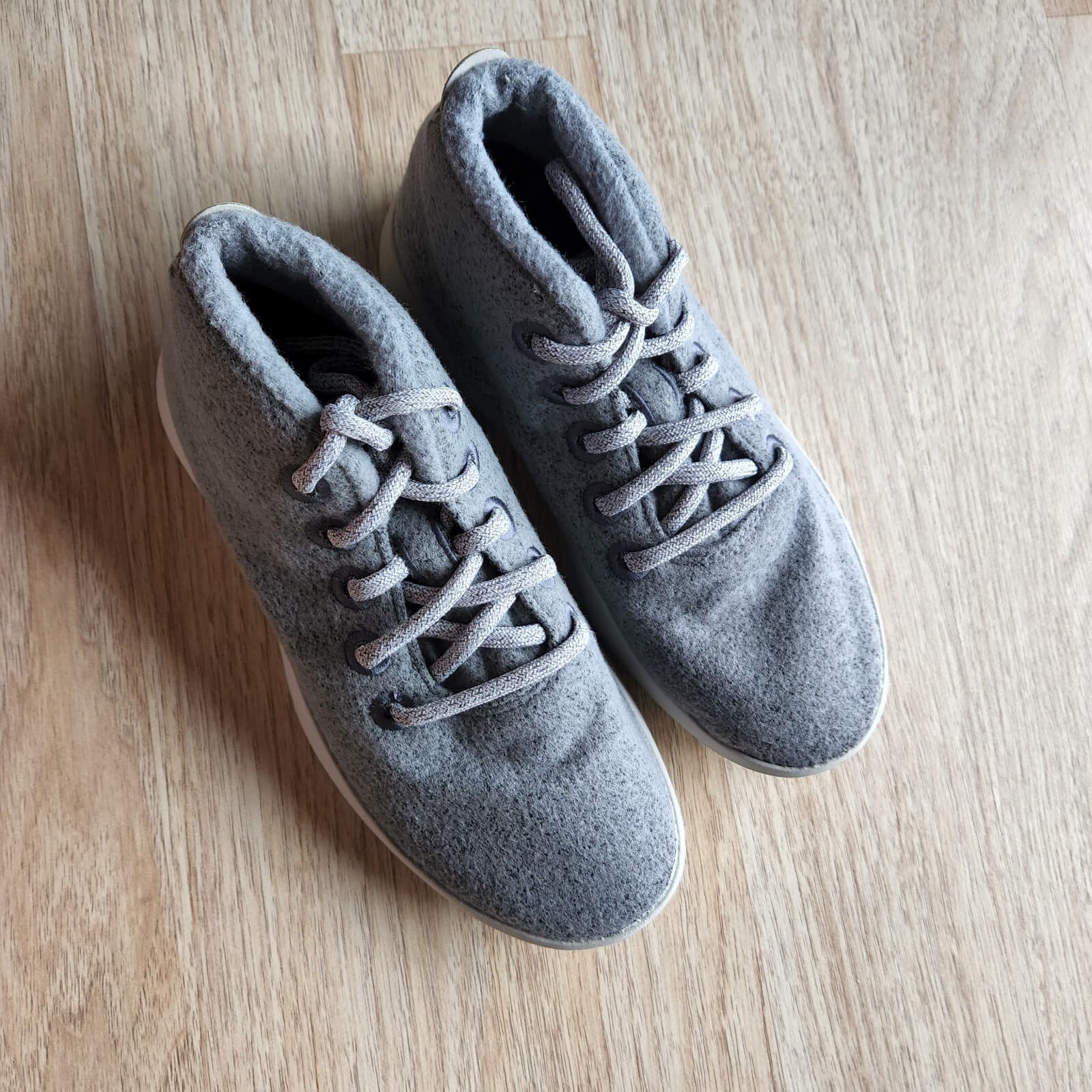 Allbirds Mizzle Merino Wool Runner-Up Ankle Sneaker Lace Light-Grey Women US7 - Thumbnail 7