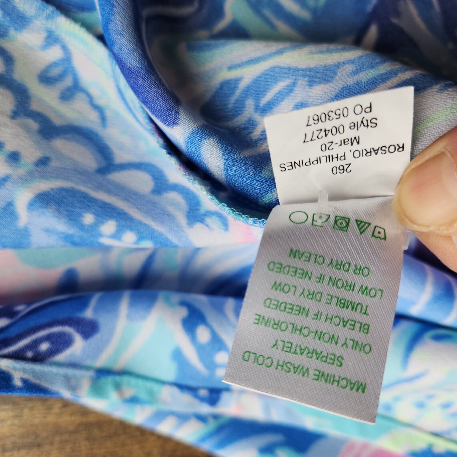 Lilly Pulitzer Tasely Wide-Leg Jumpsuit Saltwater Blue Shade Seekers Oversize 6 - Thumbnail 11