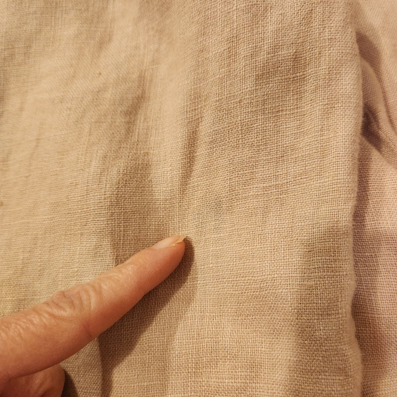 Vintage J.Jill Linen Tunic Blazer Jacket Natural Beige Women Bust 50" (L/XL) - Thumbnail 7