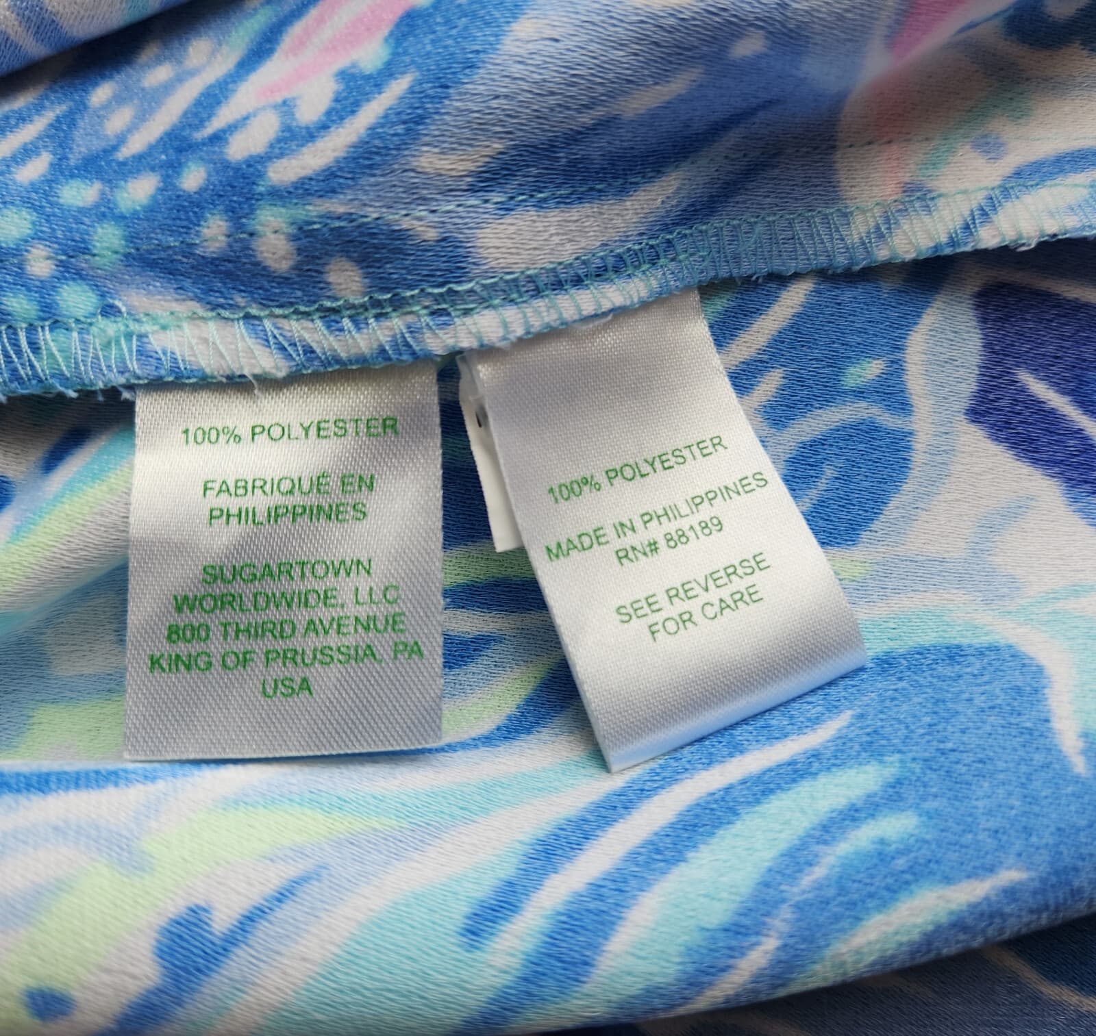 Lilly Pulitzer Tasely Wide-Leg Jumpsuit Saltwater Blue Shade Seekers Oversize 6 - Thumbnail 10