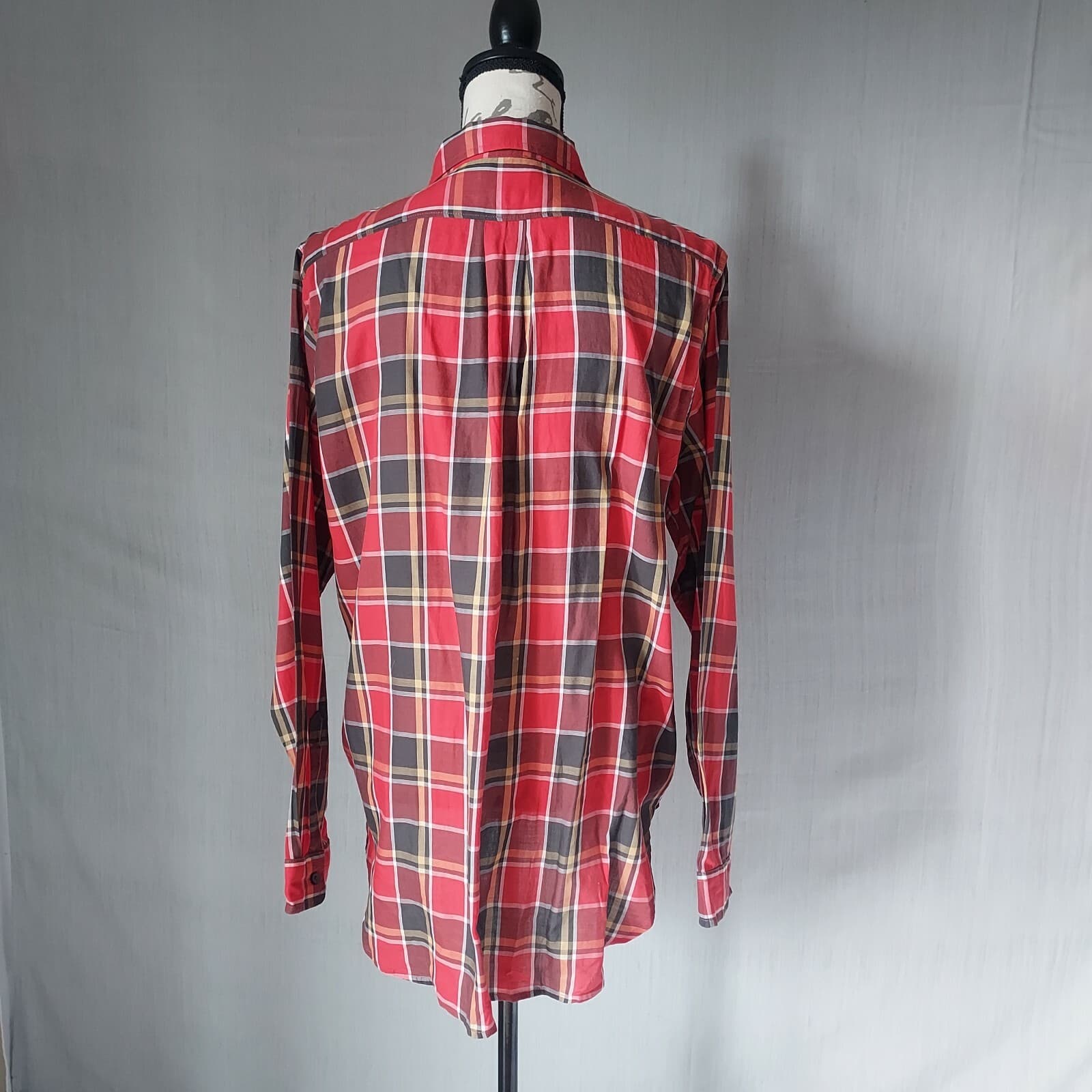 Denim & Supply RL Boyfriend Buffalo Plaid Shirt Button Long Sleeve Multicolor L - Thumbnail 5