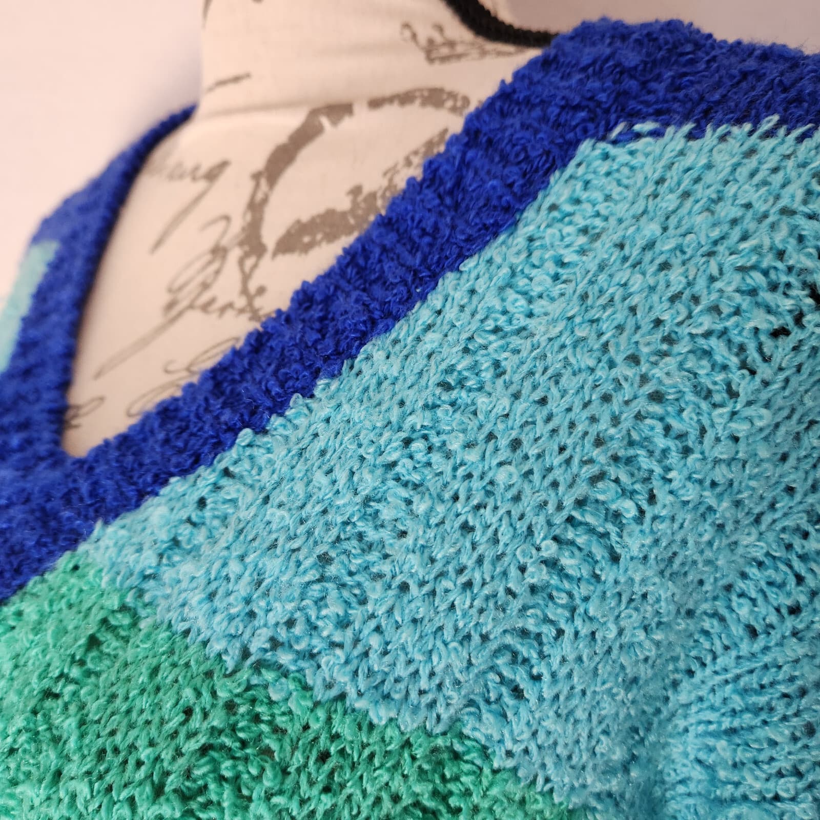 Vintage Diane Von Frustenberg Colorblock V-Neck Sweater Pullover Acrylic Women M - Thumbnail 3