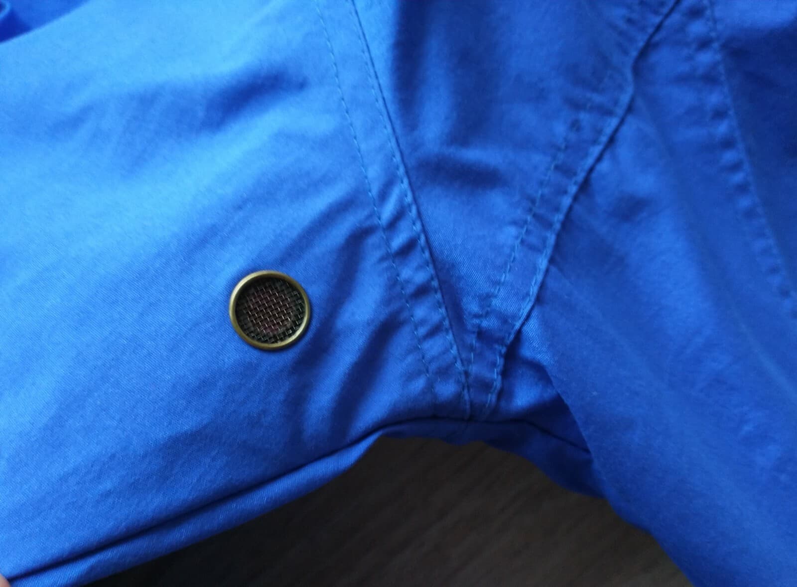 Vintage Helly Hansen Rain Windbreaker Hooded Jacket Zip-Up Blue Women Sz.M - Thumbnail 10