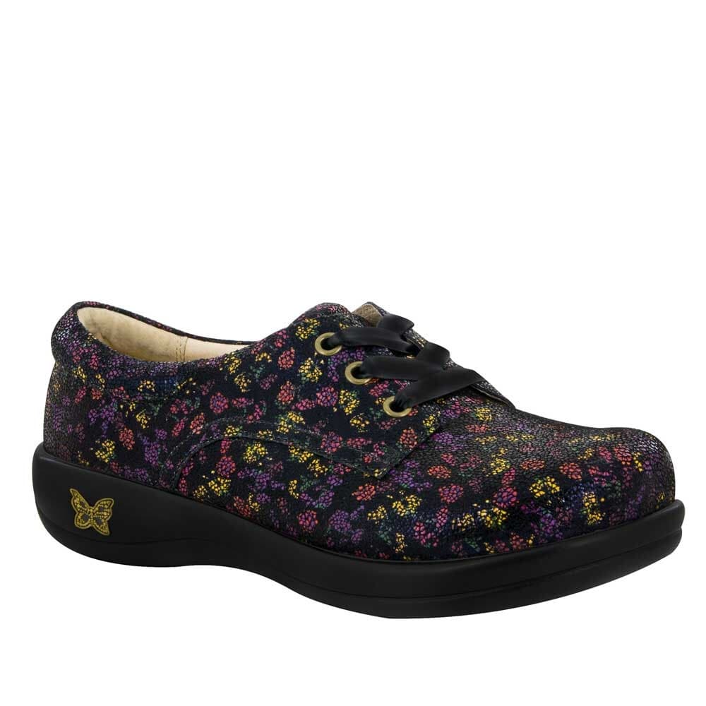 Alegria Kimi Pro Ditzy Doo Floral Leather Lace Up Oxford Shoes Arch Support EU37 - Thumbnail 3