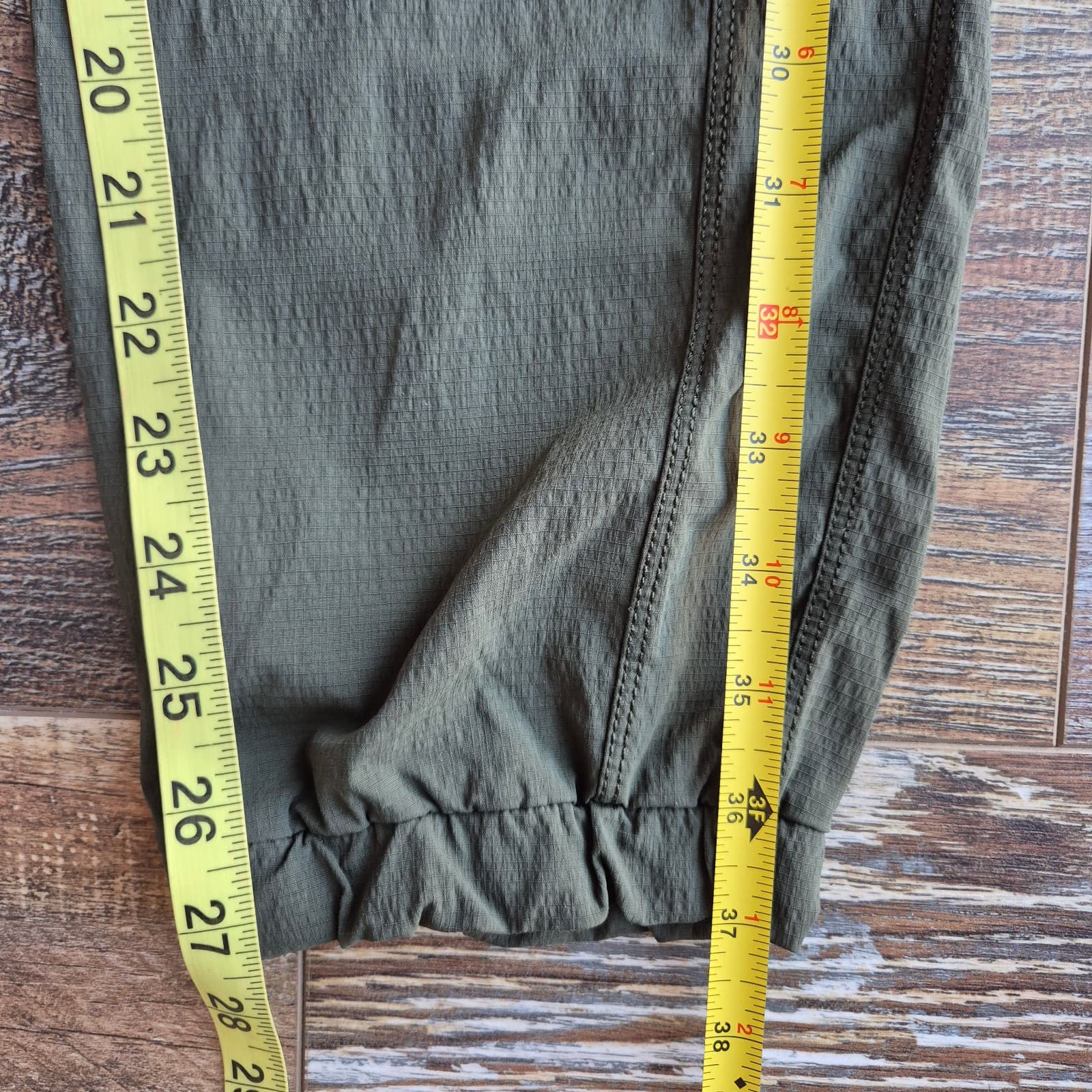 Athleta Endeavor Hiking Walking Jogger Pants Zip-Pocket Green Women's 14 #75538 - Thumbnail 13