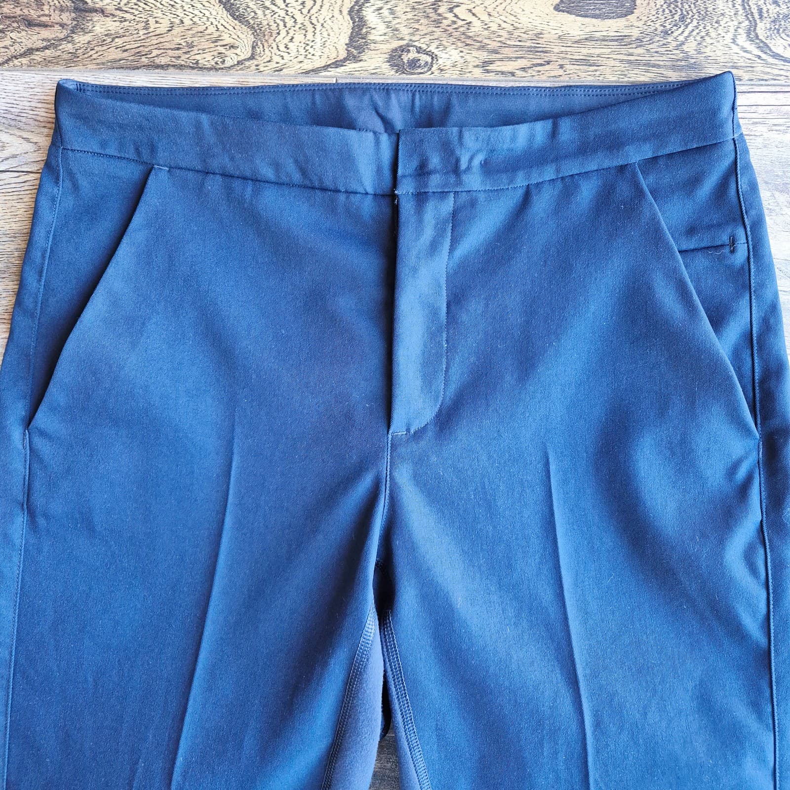 Lululemon Travel Casual Ankle Pants Slim Leg Zip Pocket Navy Blue Women's 4 - Thumbnail 2