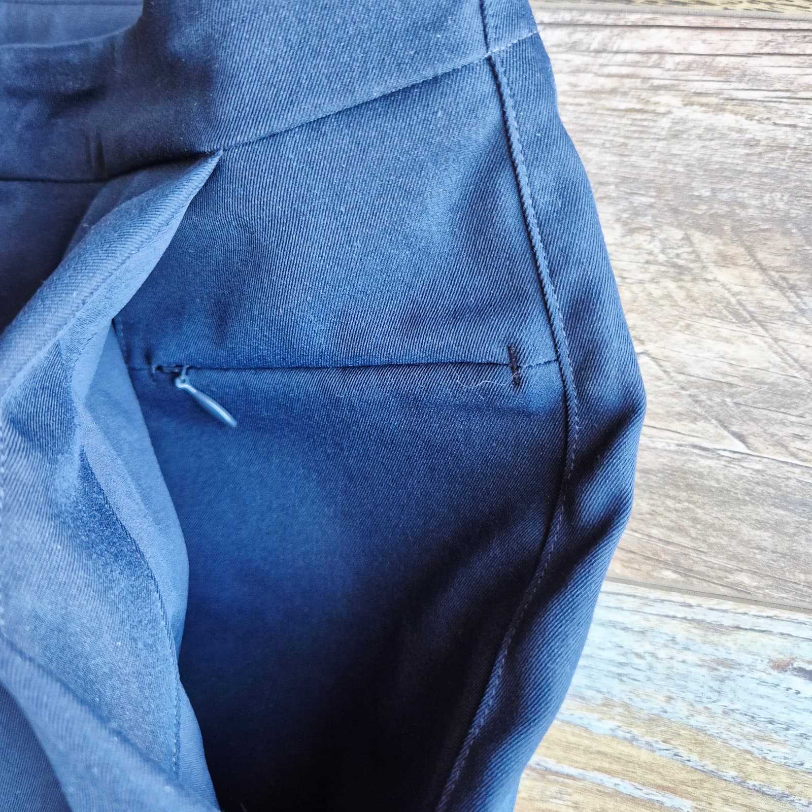 Lululemon Travel Casual Ankle Pants Slim Leg Zip Pocket Navy Blue Women's 4 - Thumbnail 6