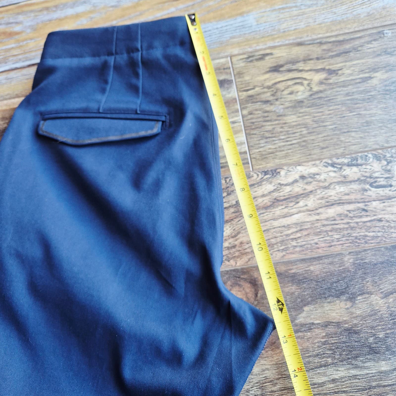 Lululemon Travel Casual Ankle Pants Slim Leg Zip Pocket Navy Blue Women's 4 - Thumbnail 11