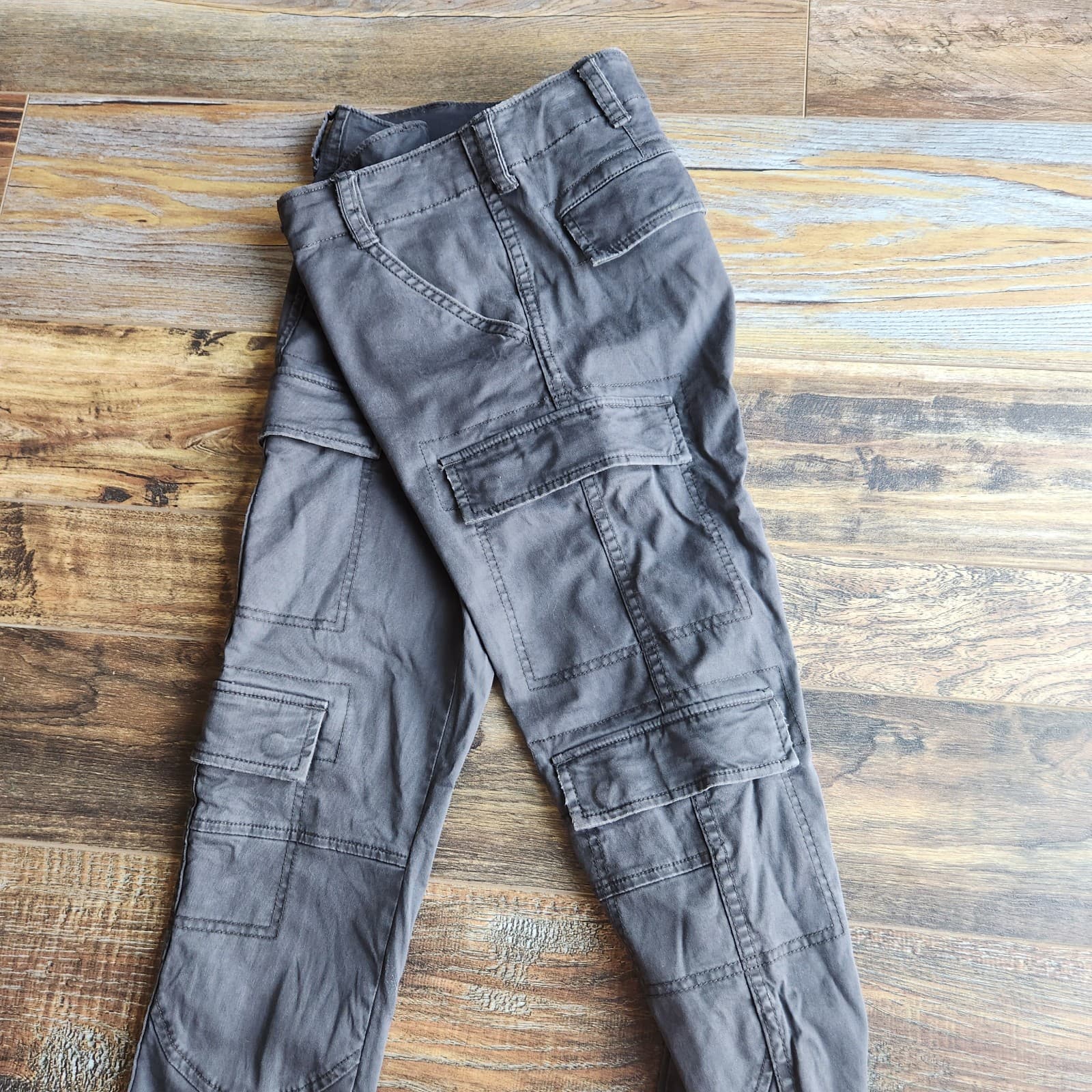 Denim & Supply Ralph Lauren Skinny Cargo Pants Cotton Blend Black Women's 27 - Thumbnail 4