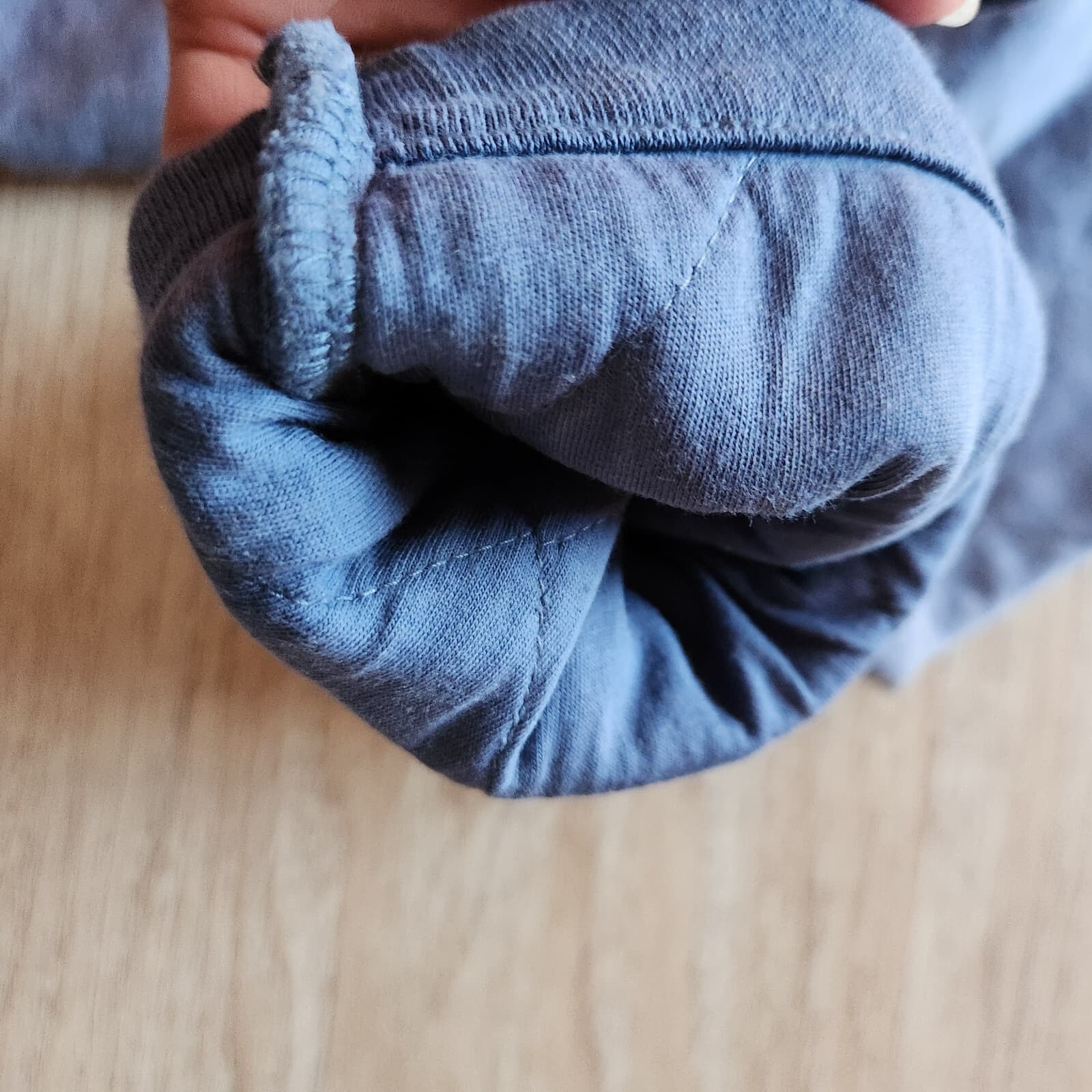 Habitat Quilted Insulated Jacket Zip-Up Mockneck Pocket Blue Cotton Women's XS - Thumbnail 7