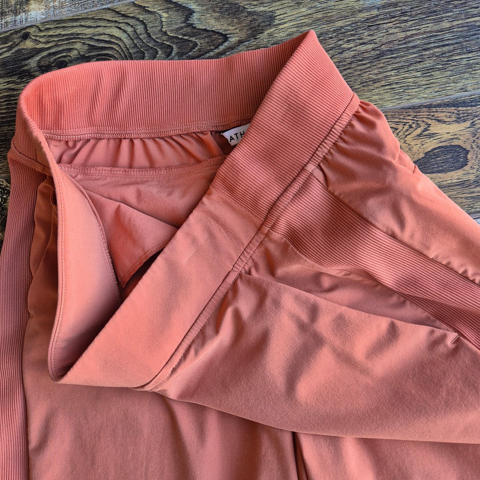 ATHLETA Brooklyn Ankle Pants Pocket Pull-On Sunset Glow Orange Women's 8 #198671 - Thumbnail 6