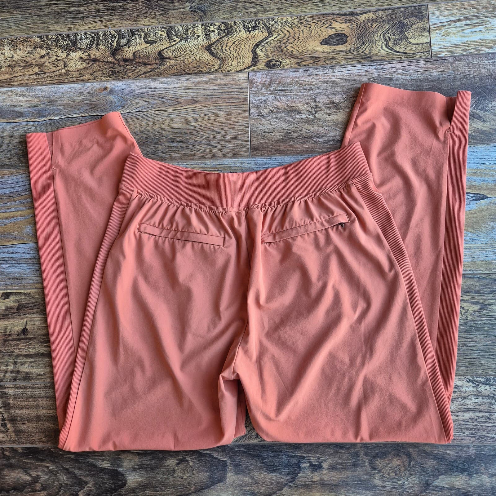 ATHLETA Brooklyn Ankle Pants Pocket Pull-On Sunset Glow Orange Women's 8 #198671 - Thumbnail 10