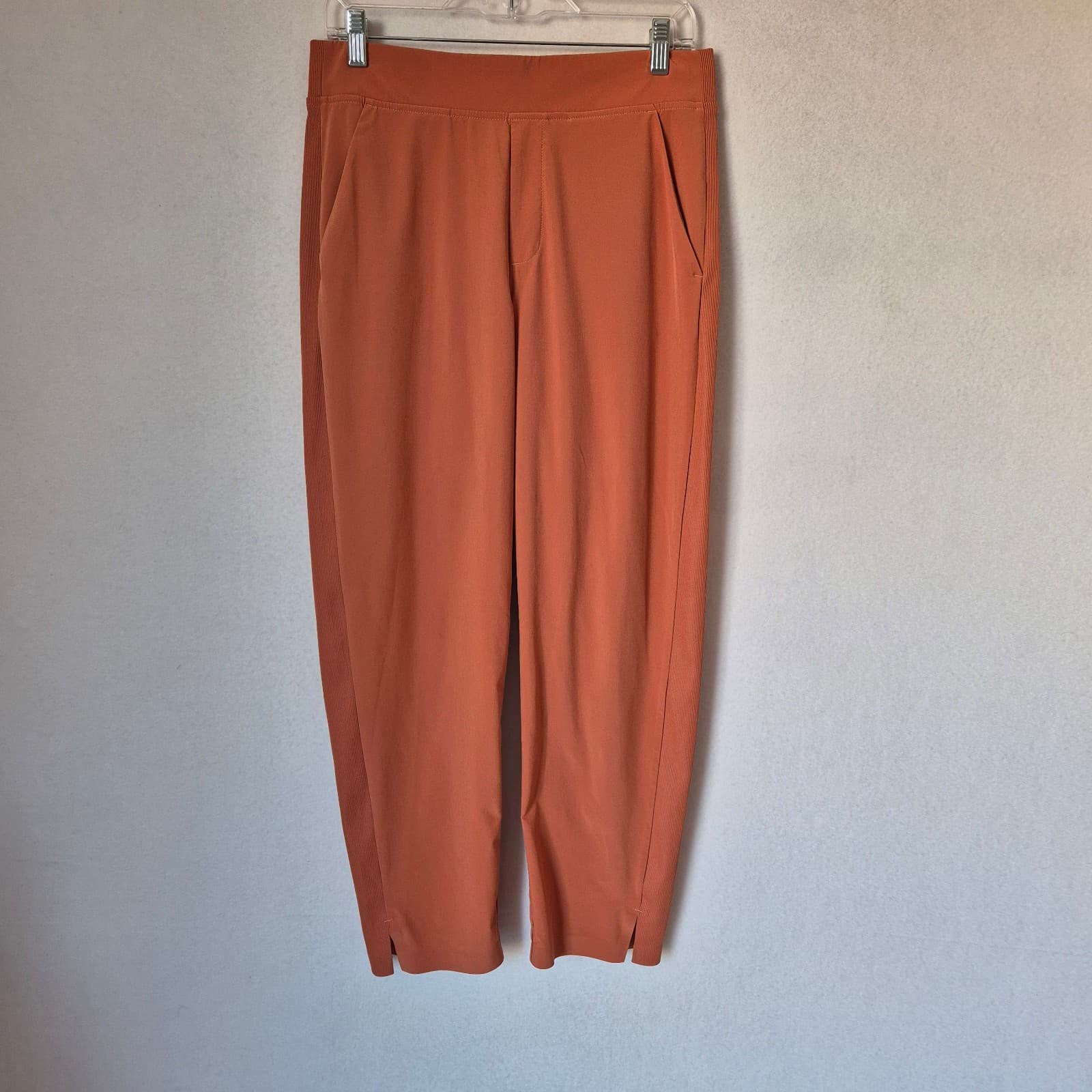 ATHLETA Brooklyn Ankle Pants Pocket Pull-On Sunset Glow Orange Women's 8 #198671 - Thumbnail 3