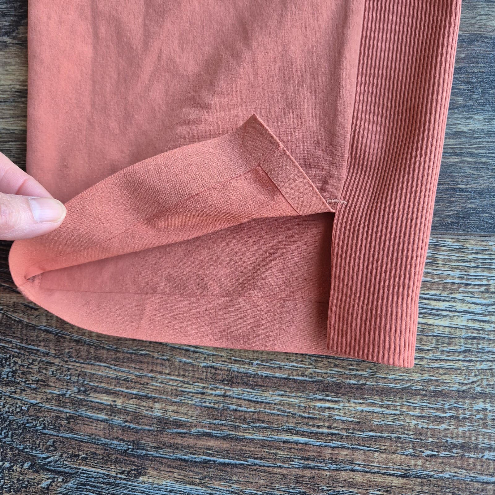 ATHLETA Brooklyn Ankle Pants Pocket Pull-On Sunset Glow Orange Women's 8 #198671 - Thumbnail 4
