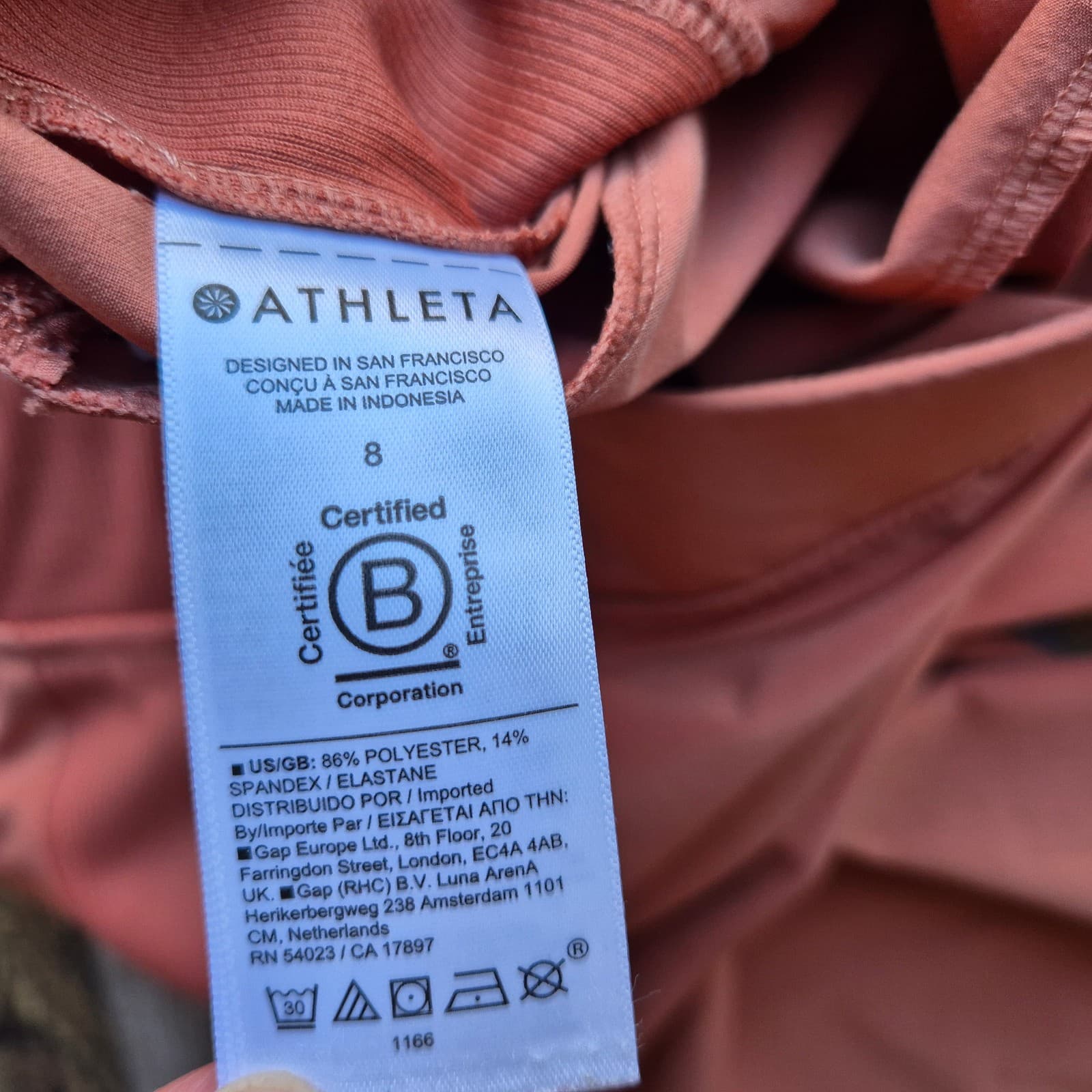 ATHLETA Brooklyn Ankle Pants Pocket Pull-On Sunset Glow Orange Women's 8 #198671 - Thumbnail 8