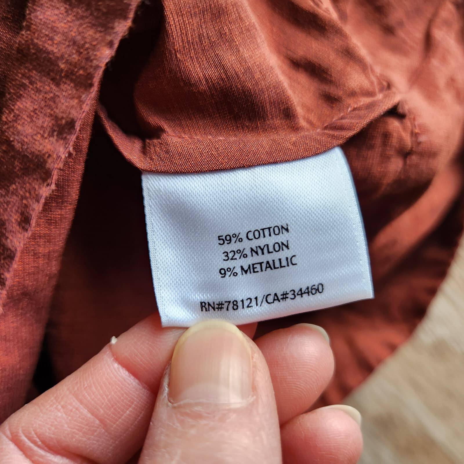 EILEEN FISHER Windbreaker Active Hooded Jacket Zip/Snap Cotton Blend Burgundy S - Thumbnail 10