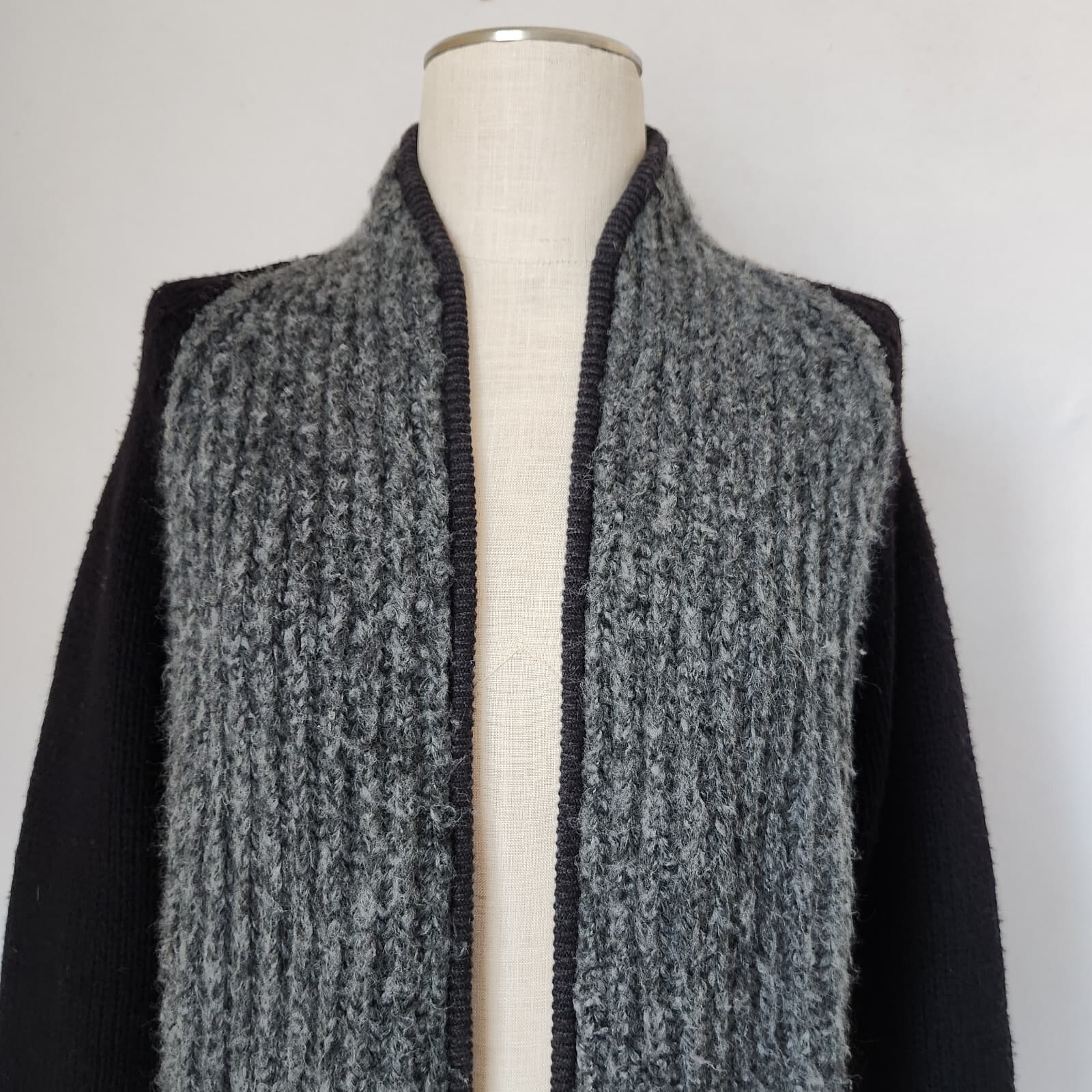 Smartwool CHUP Speren Wrap Sweater Open Cardigan Pocket Merino Wool Blend Sz.M - Thumbnail 2