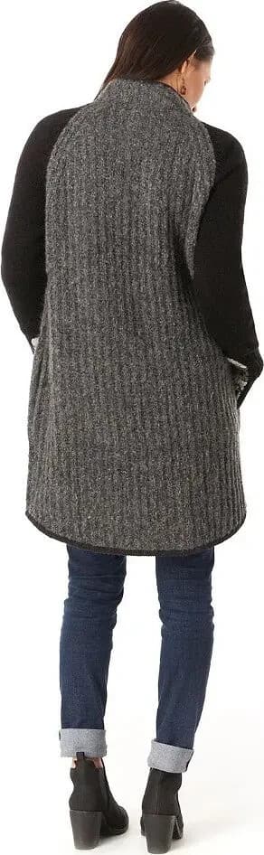 Smartwool CHUP Speren Wrap Sweater Open Cardigan Pocket Merino Wool Blend Sz.M - Thumbnail 8