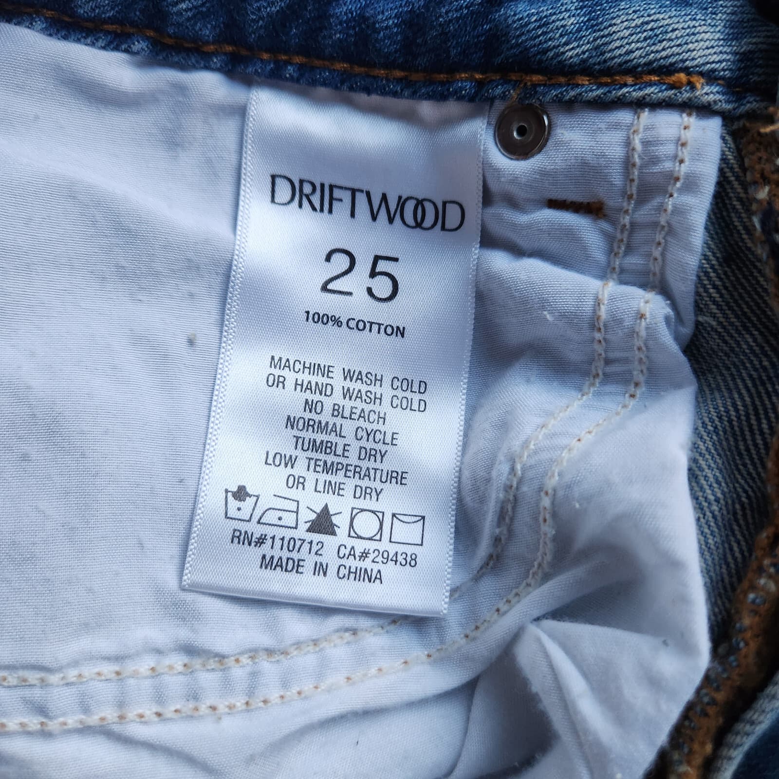 NWT Drifwood Steph Denim Suede Mini Skirt Button-Fly Raw Hem Blue Womens 25 $118 - Thumbnail 11