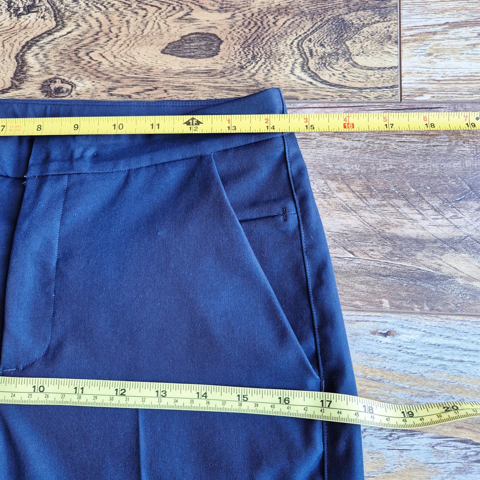 Lululemon Travel Casual Ankle Pants Slim Leg Zip Pocket Navy Blue Women's 4 - Thumbnail 9