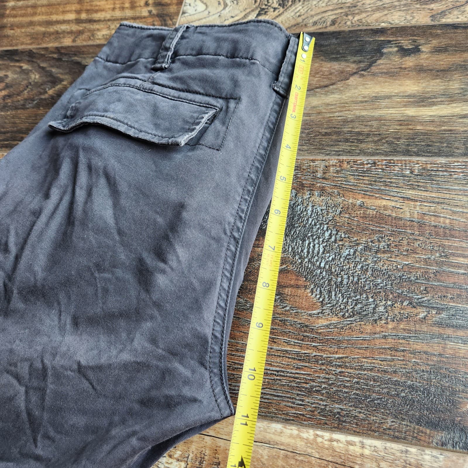 Denim & Supply Ralph Lauren Skinny Cargo Pants Cotton Blend Black Women's 27 - Thumbnail 13