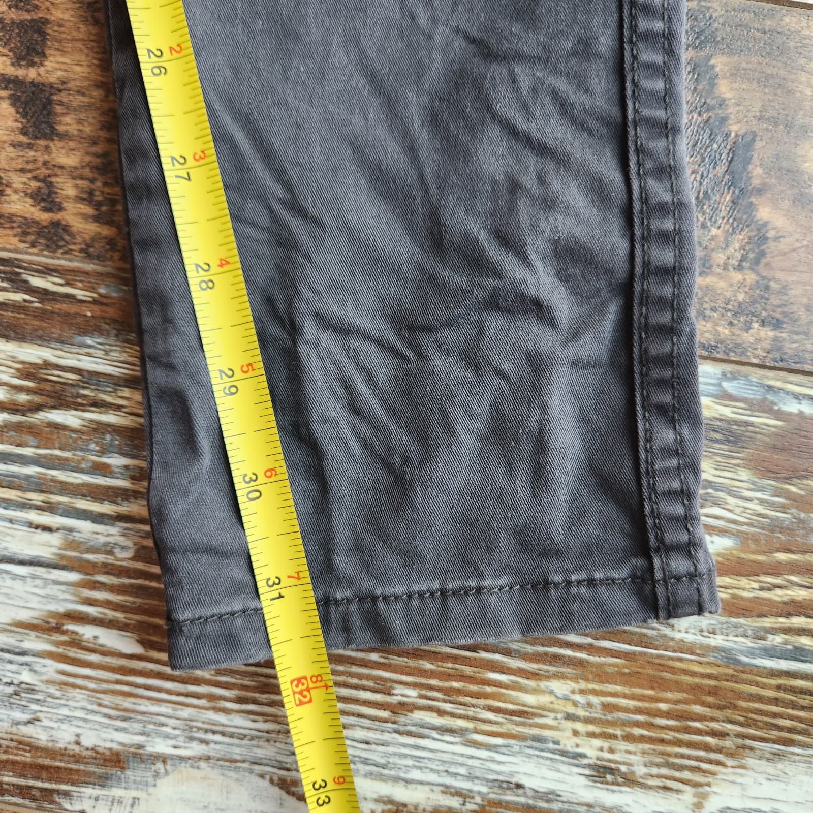 Denim & Supply Ralph Lauren Skinny Cargo Pants Cotton Blend Black Women's 27 - Thumbnail 12