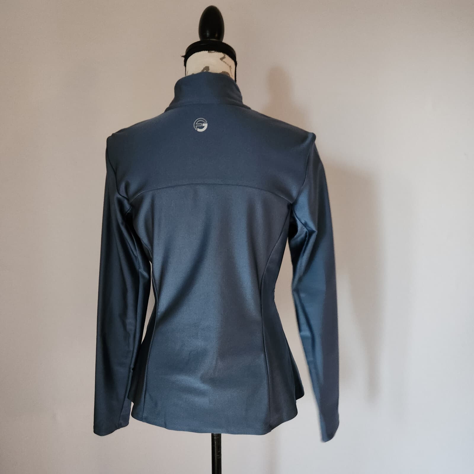 NWoT Foray Golf Shine Full-Zip Layer UV Protecting Jacket Pocket Blue Women's M - Thumbnail 4
